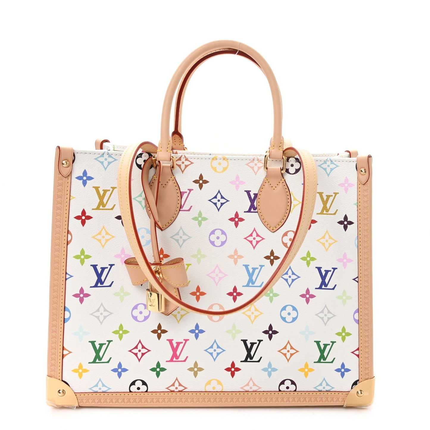 LV X TM Monogram Multicolor Onthego MM White