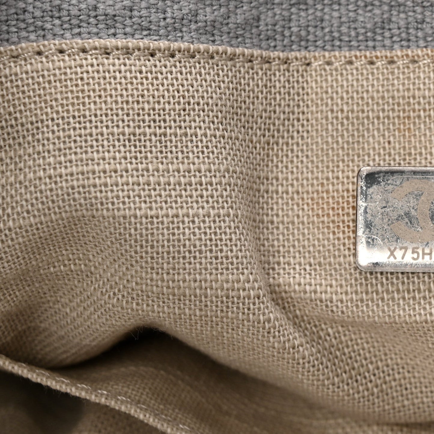 Mixed Fibers Small Deauville Tote Grey