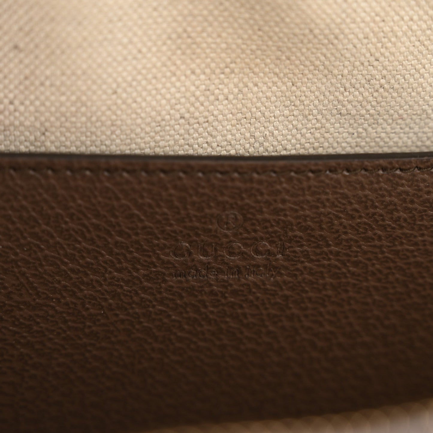 GG Supreme Monogram Web Small Ophidia Top Handle Shoulder Bag Brown