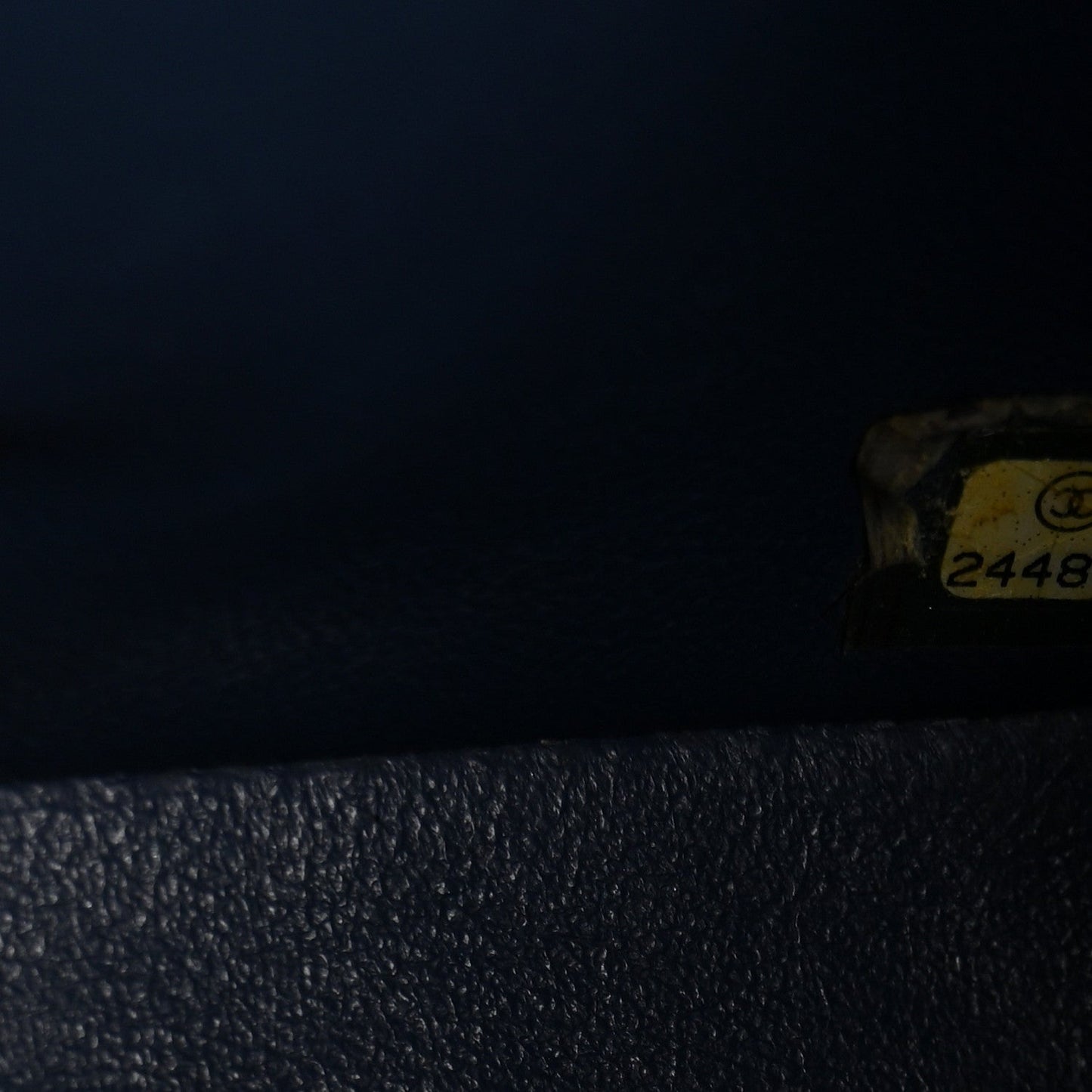 Caviar Quilted Mini Square Flap Navy