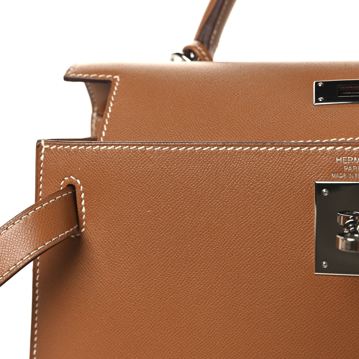 Madame Calfskin Kelly Sellier 28 Gold