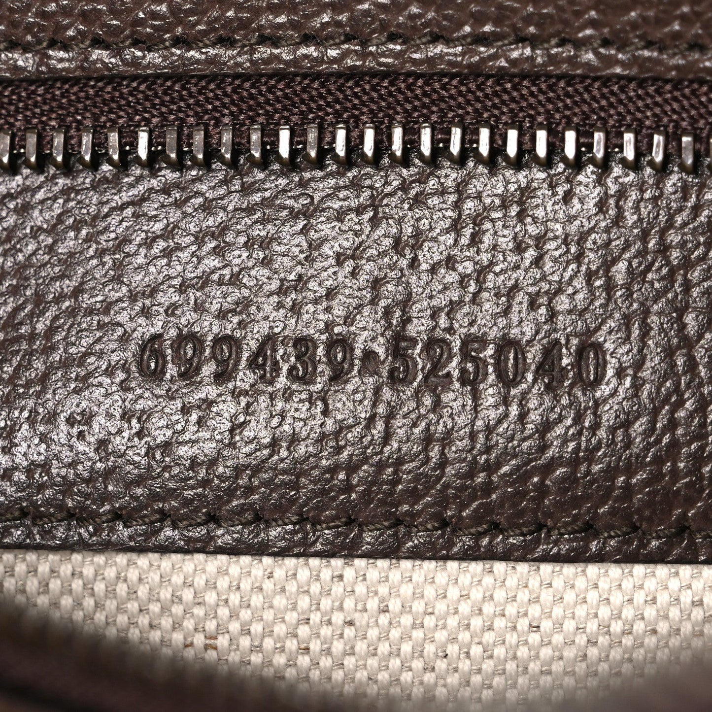 GG Supreme Monogram Textured Dollar Calfskin Web Ophidia Wristlet Shoulder Bag Beige Ebony New Acero