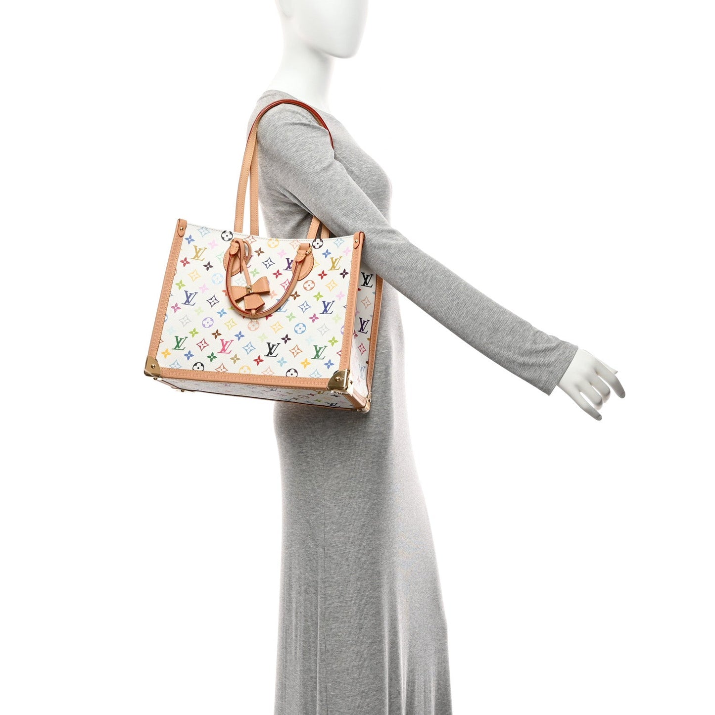 LV X TM Monogram Multicolor Onthego MM White