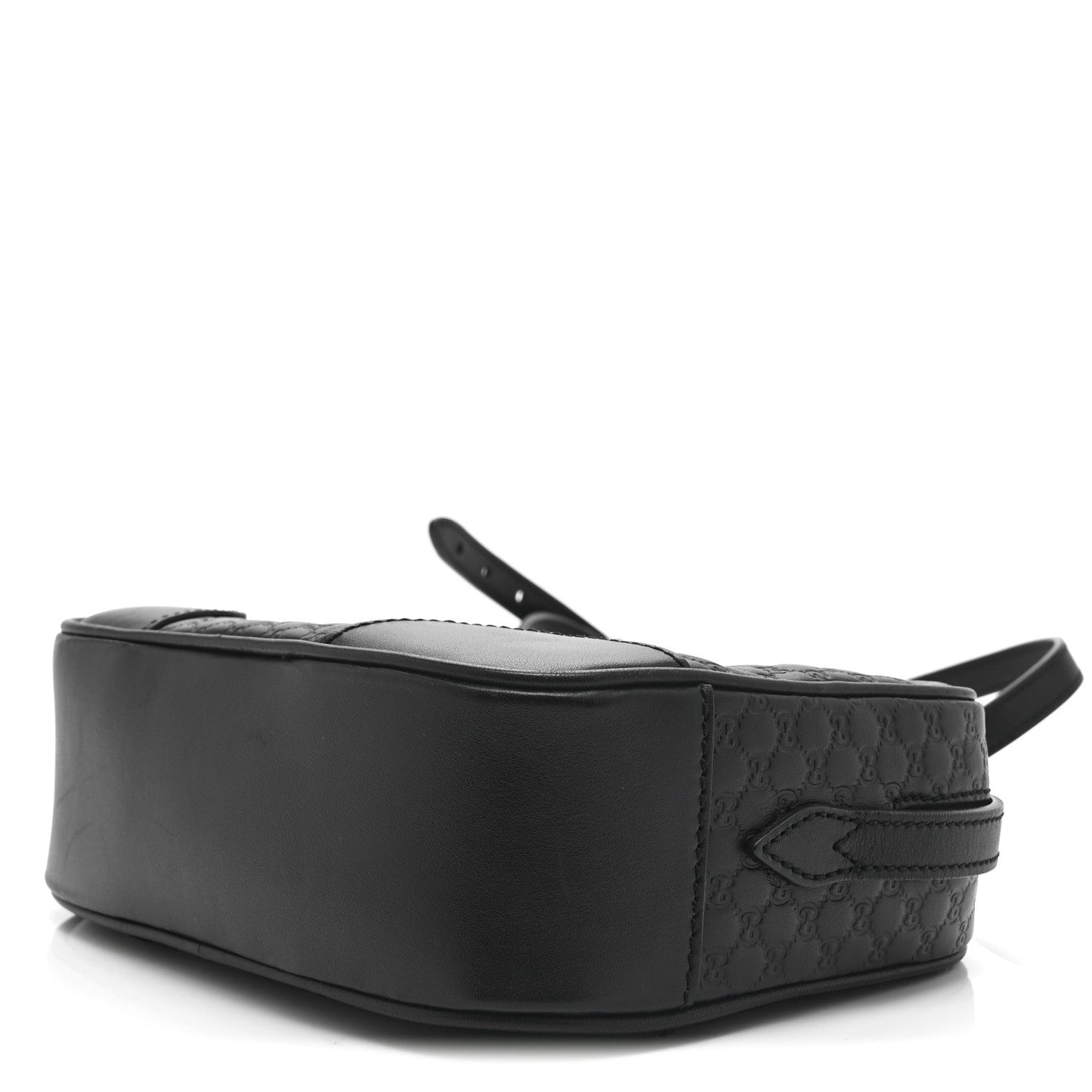 Microguccissima Mini Bree Messenger Bag Black