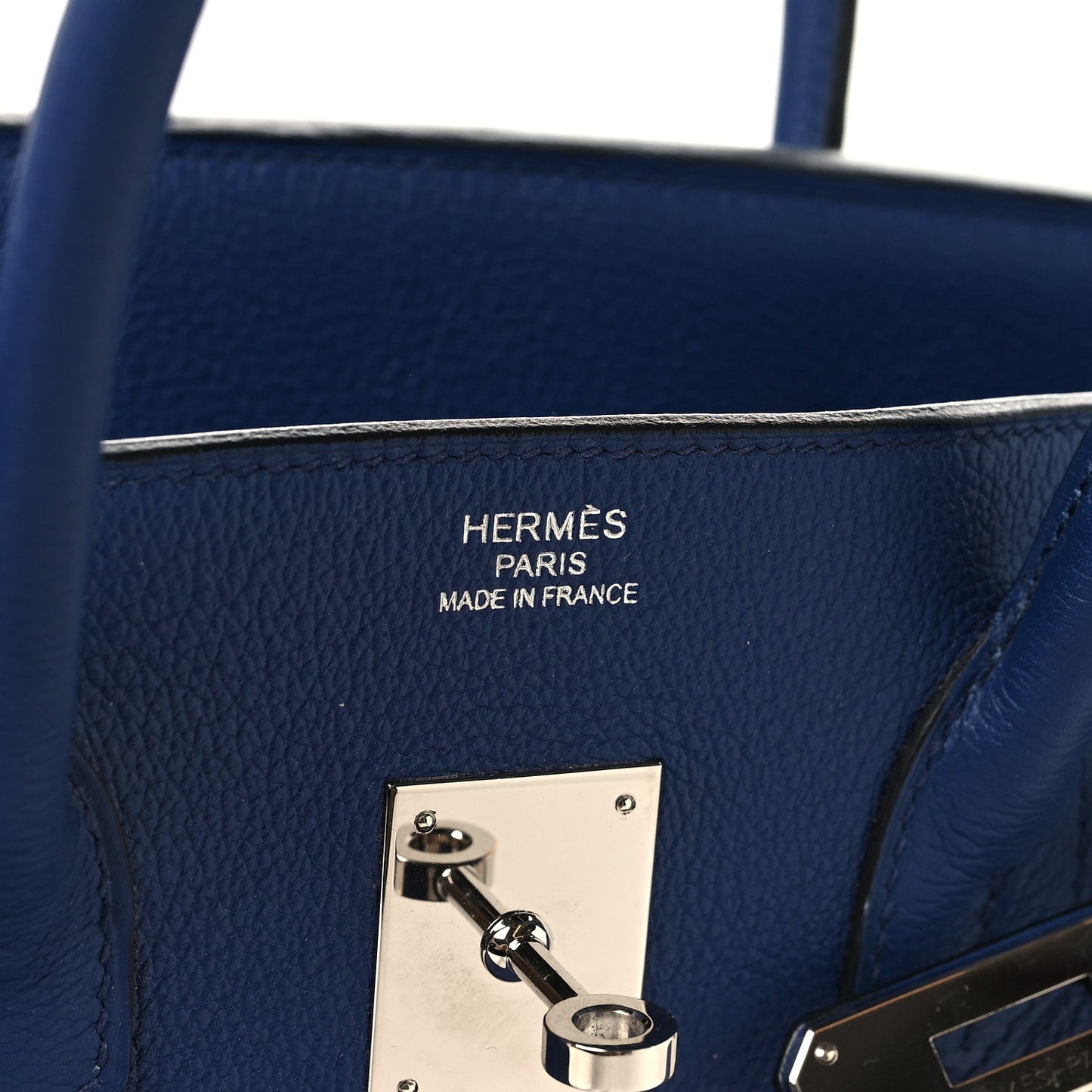 Taurillon Novillo Sea Surf and Fun Birkin 35 Bleu Saphir