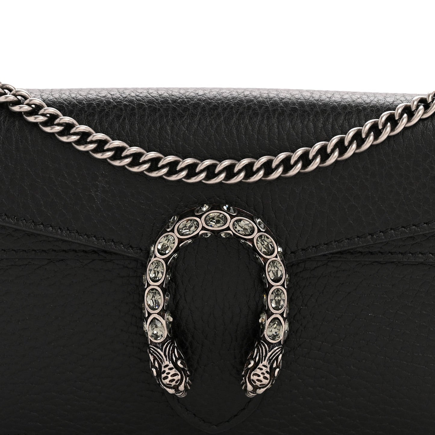 Calfskin Super Mini Dionysus Shoulder Bag Black