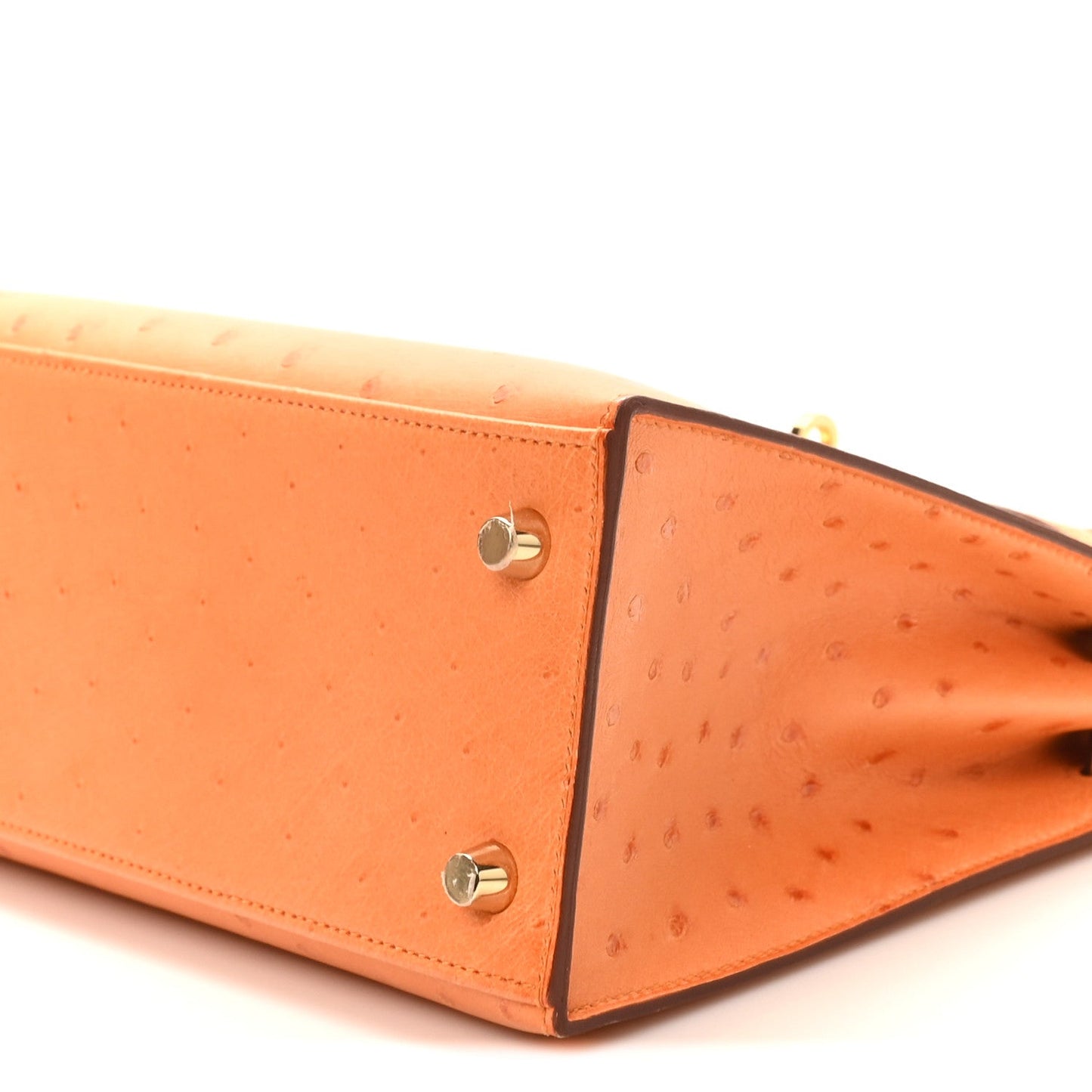 Ostrich Kelly Sellier 25 Abricot