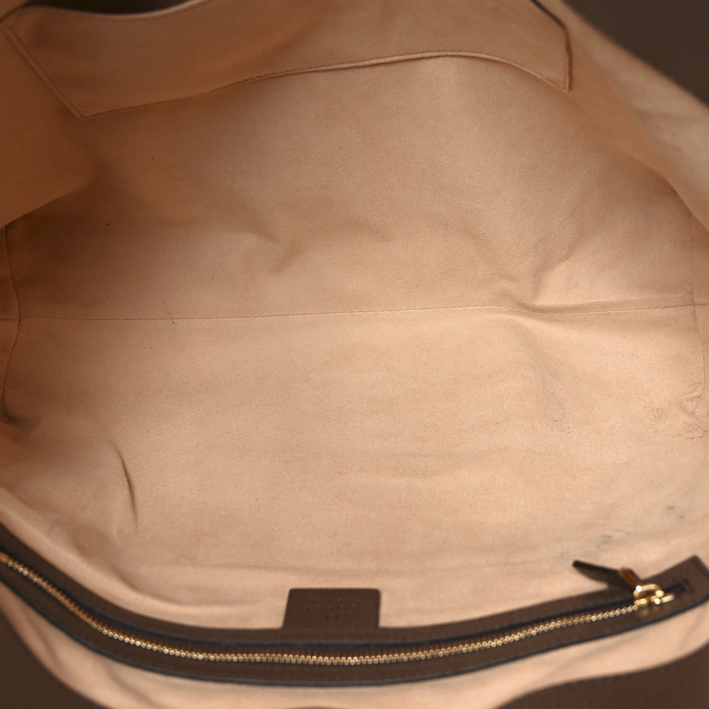 GG Supreme Monogram Medium Ophidia Shopping Tote Brown