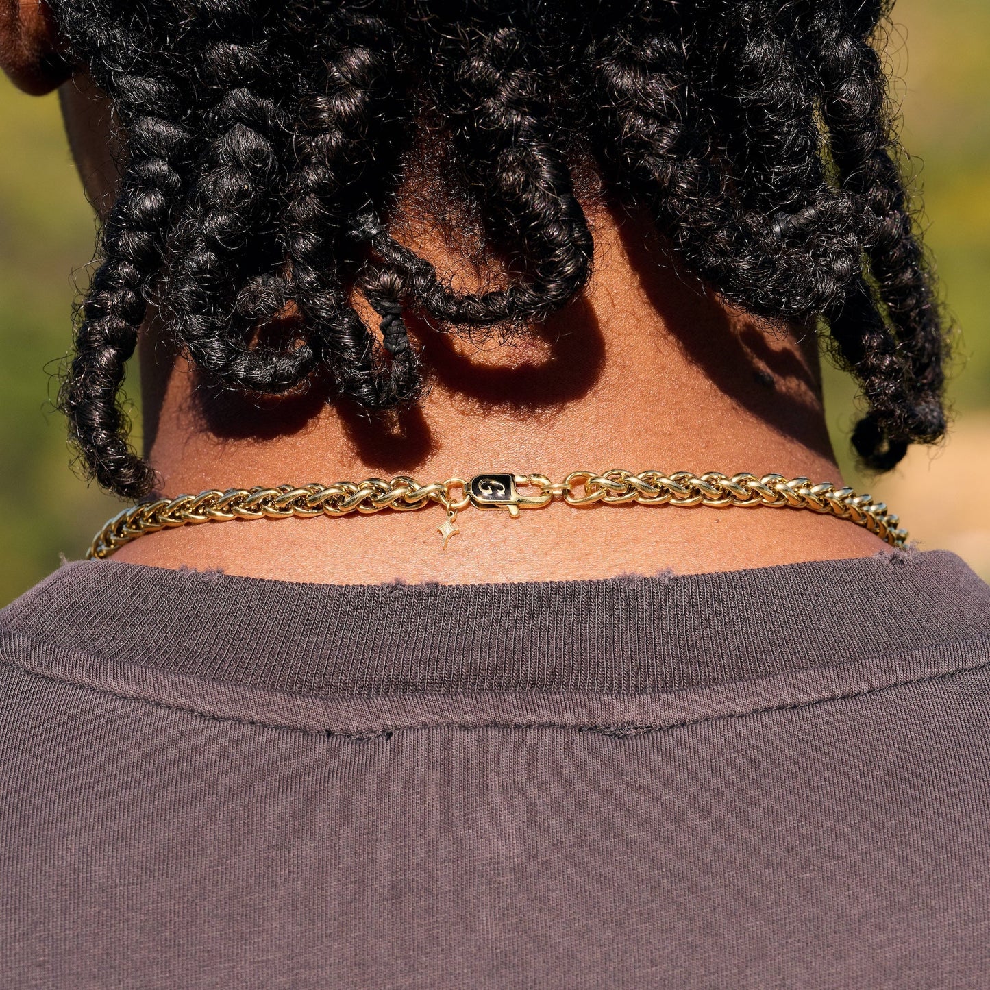 Palm Chain in Yellow Gold- 6mm