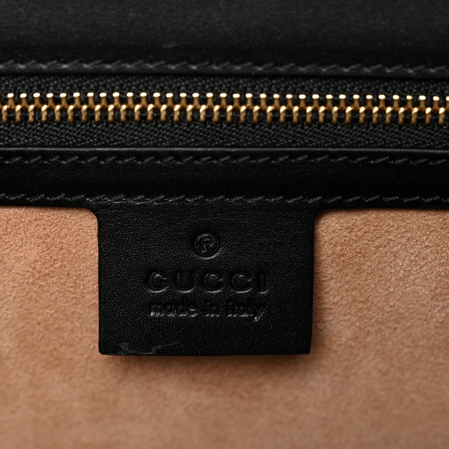 Guccissima Signature Medium Sylvie Top Handle Bag Black