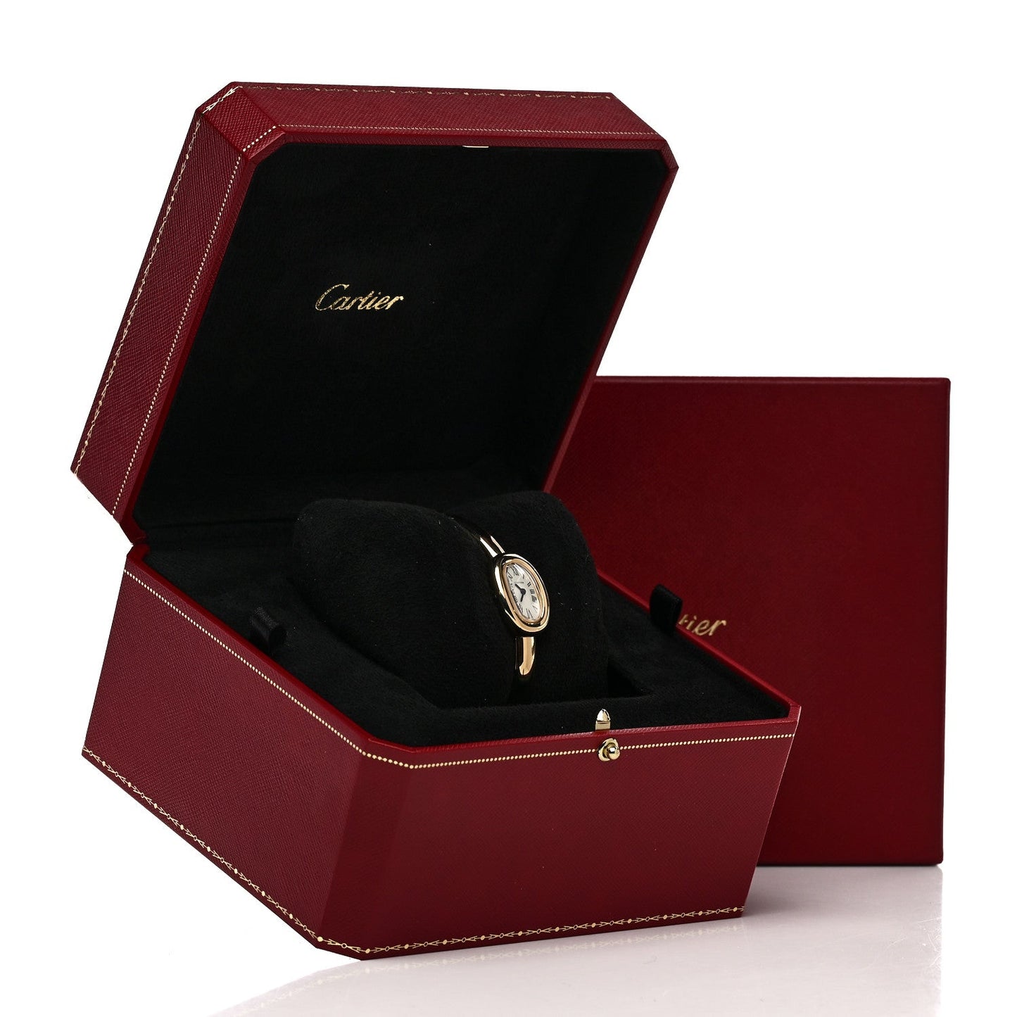 18K Yellow Gold 19mm Baignoire Quartz Watch