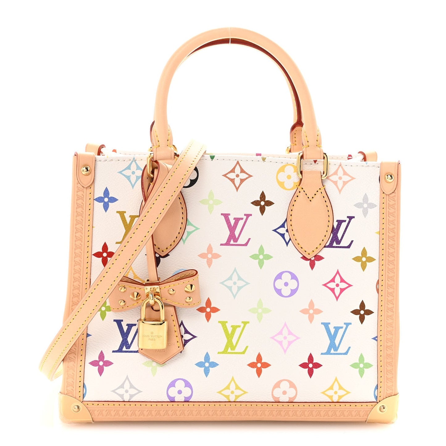 LV X TM Monogram Multicolor Onthego PM White