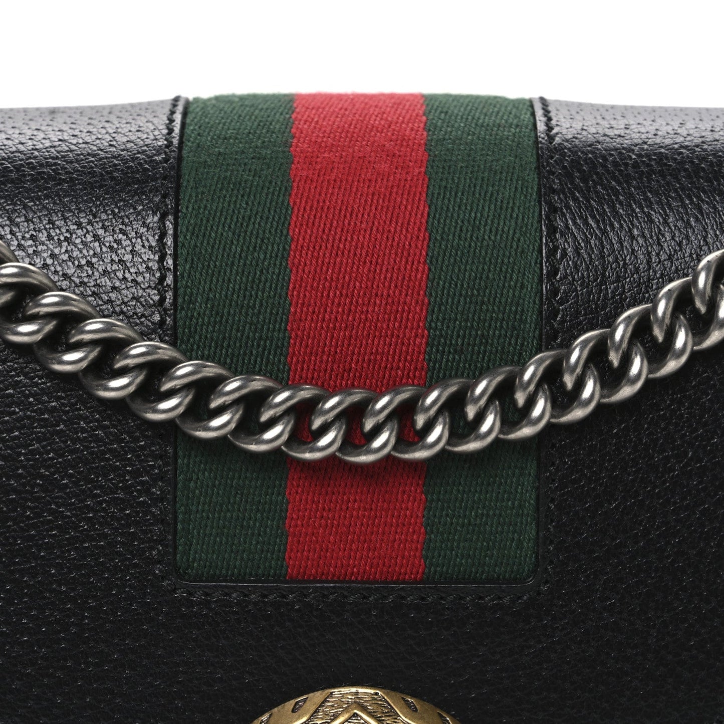 Calfskin Web Small Dionysus Shoulder Bag Black