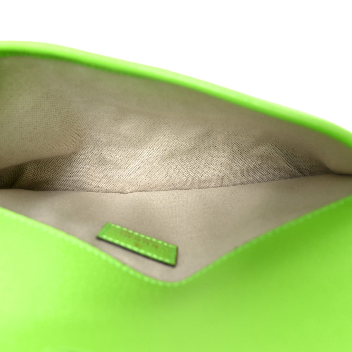 GG Supreme Monogram Web Small Ophidia Belt Bag Beige Ebony Electric Green