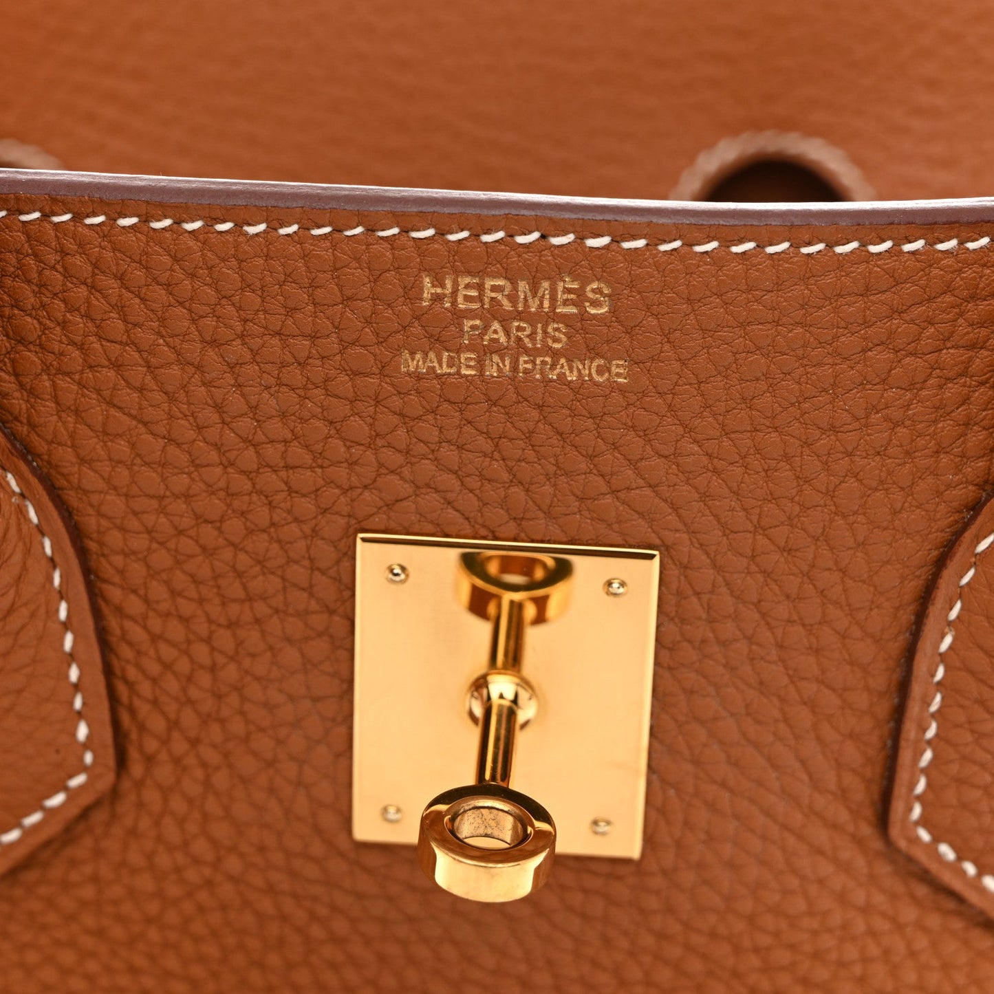 Taurillon Clemence Birkin 35 Gold