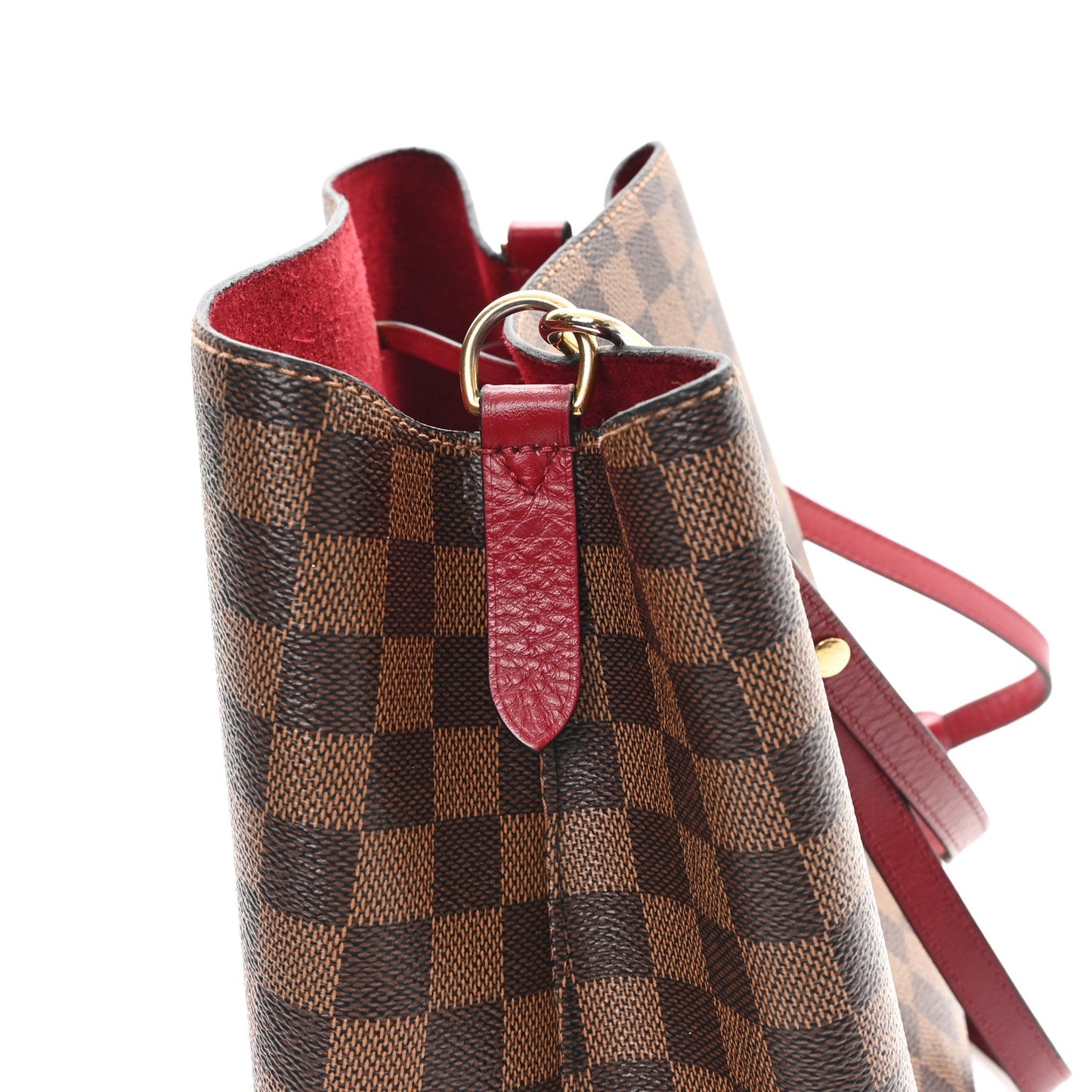 Damier Ebene Neonoe MM Cherry Berry