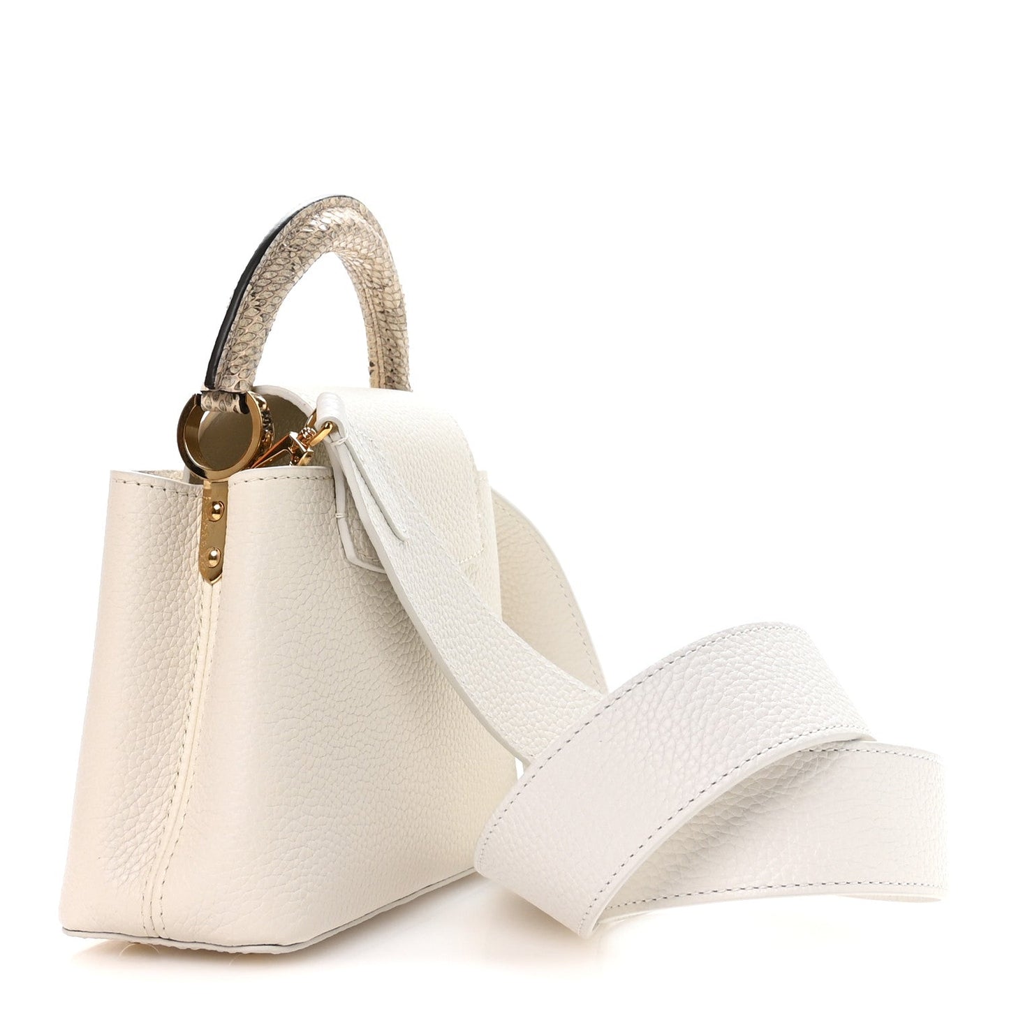 Taurillon Ayers Capucines Mini White Snow White