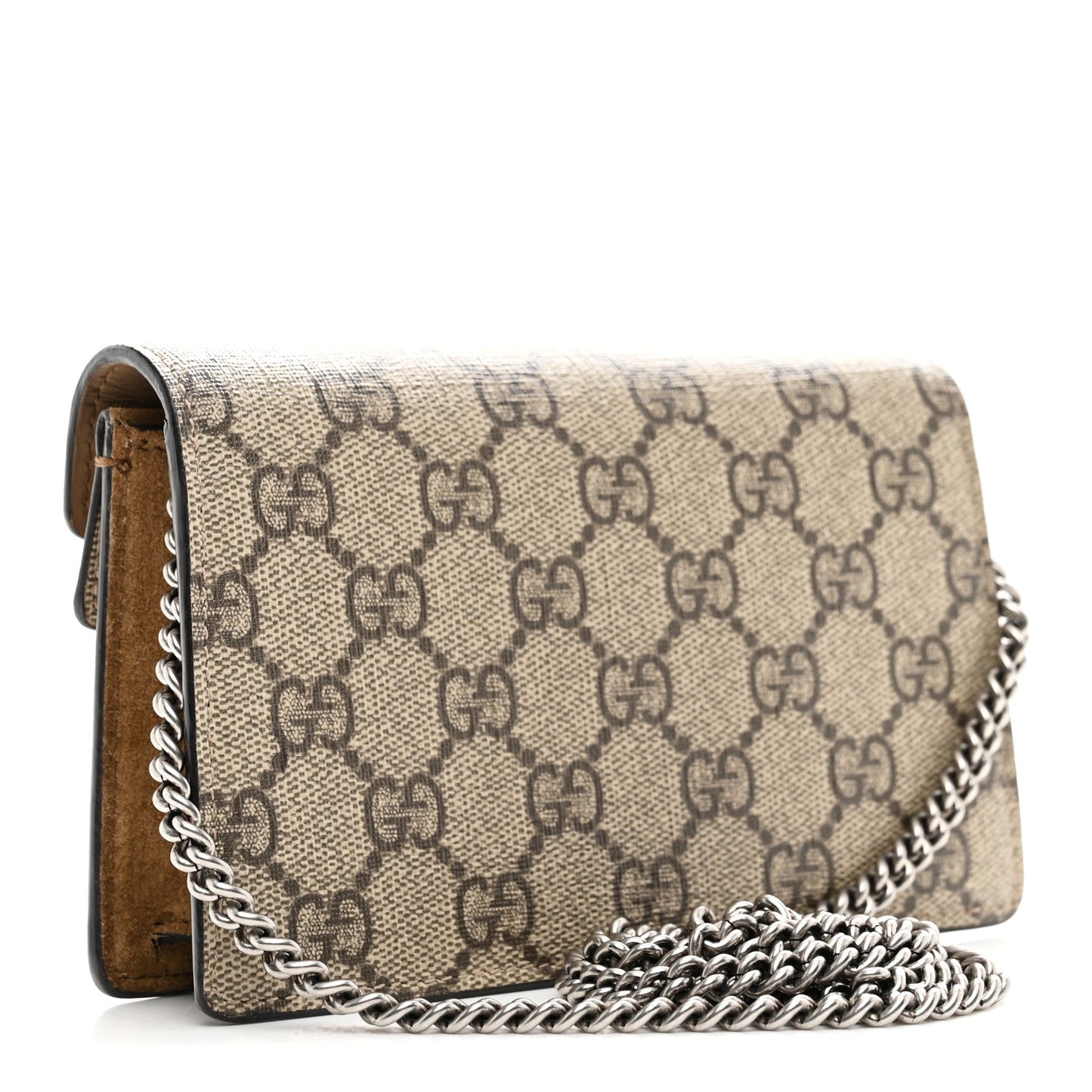 GG Supreme Monogram Super Mini Dionysus Shoulder Bag Taupe