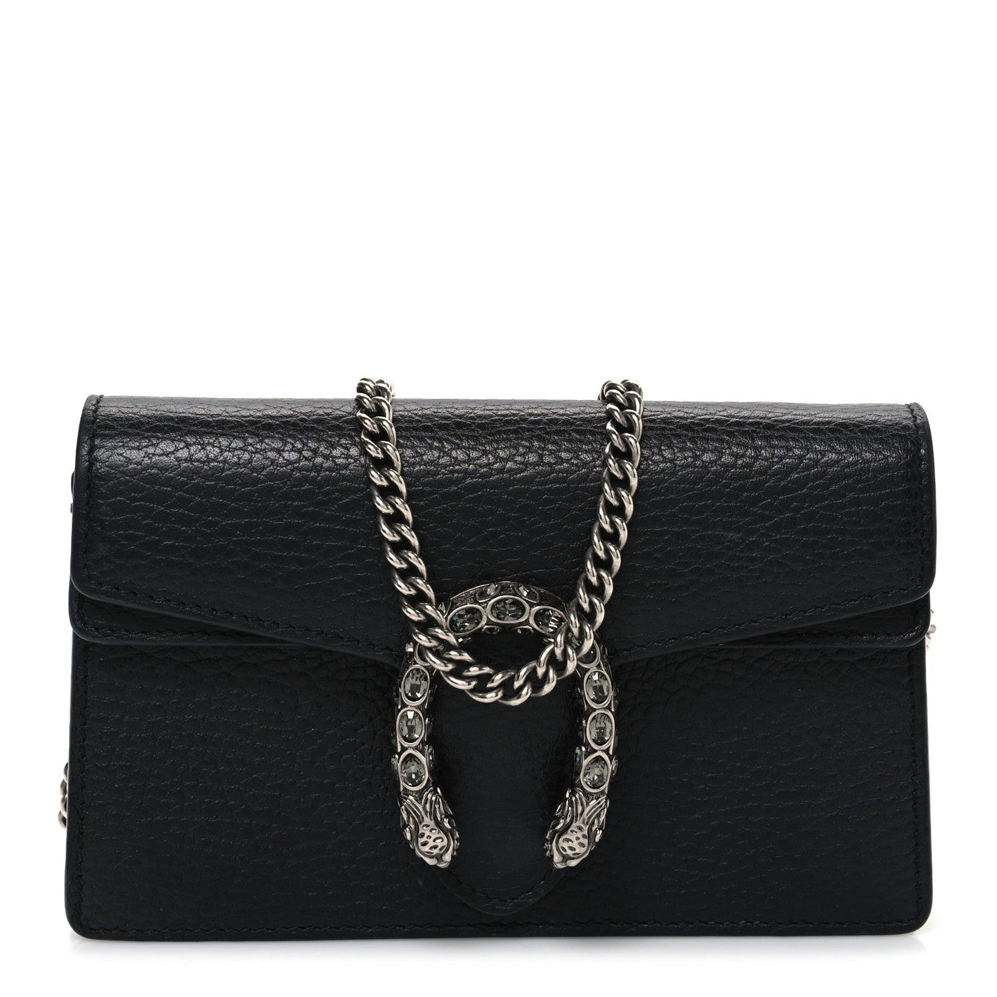Calfskin Super Mini Dionysus Shoulder Bag Black