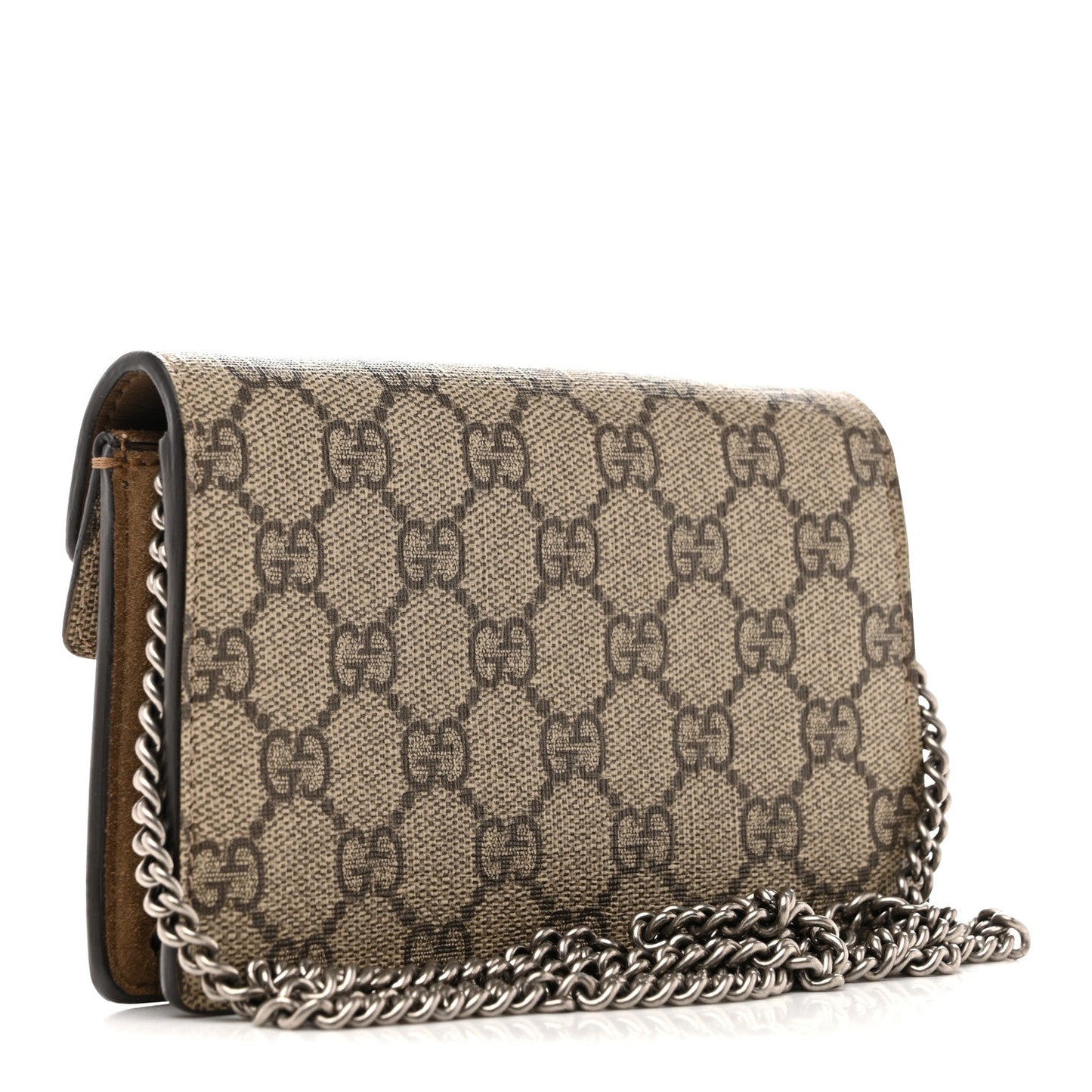 GG Supreme Monogram Super Mini Dionysus Shoulder Bag Taupe