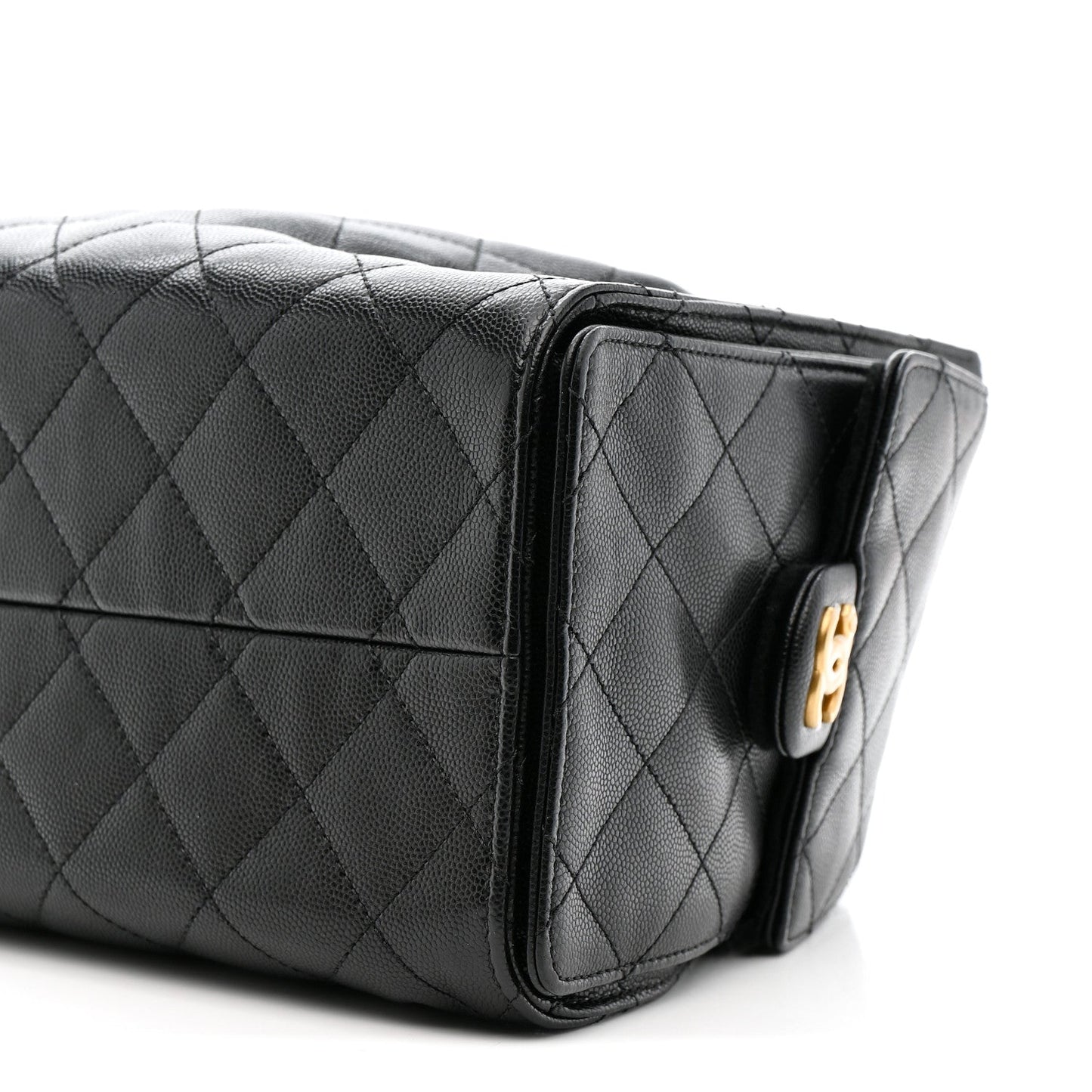 Caviar Quilted Small Chanel 25 Handbag Black