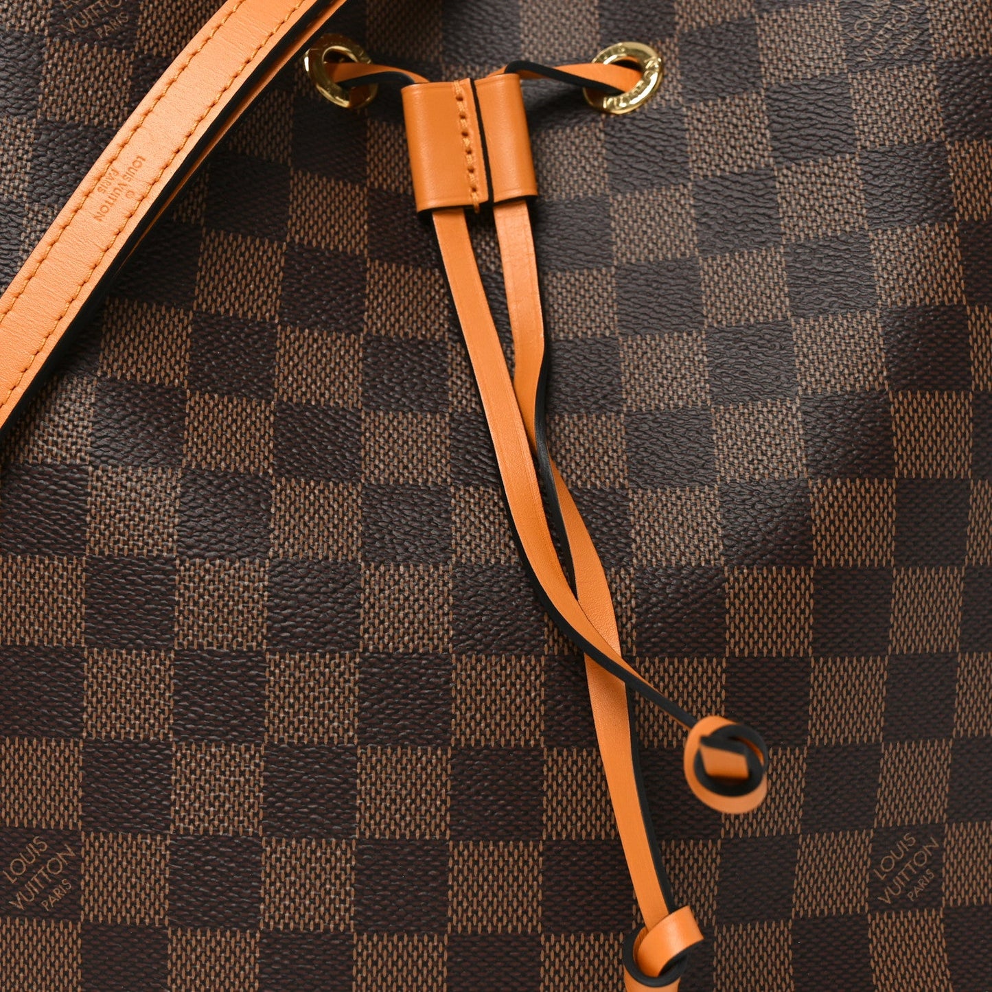 Damier Ebene Neonoe MM Safran