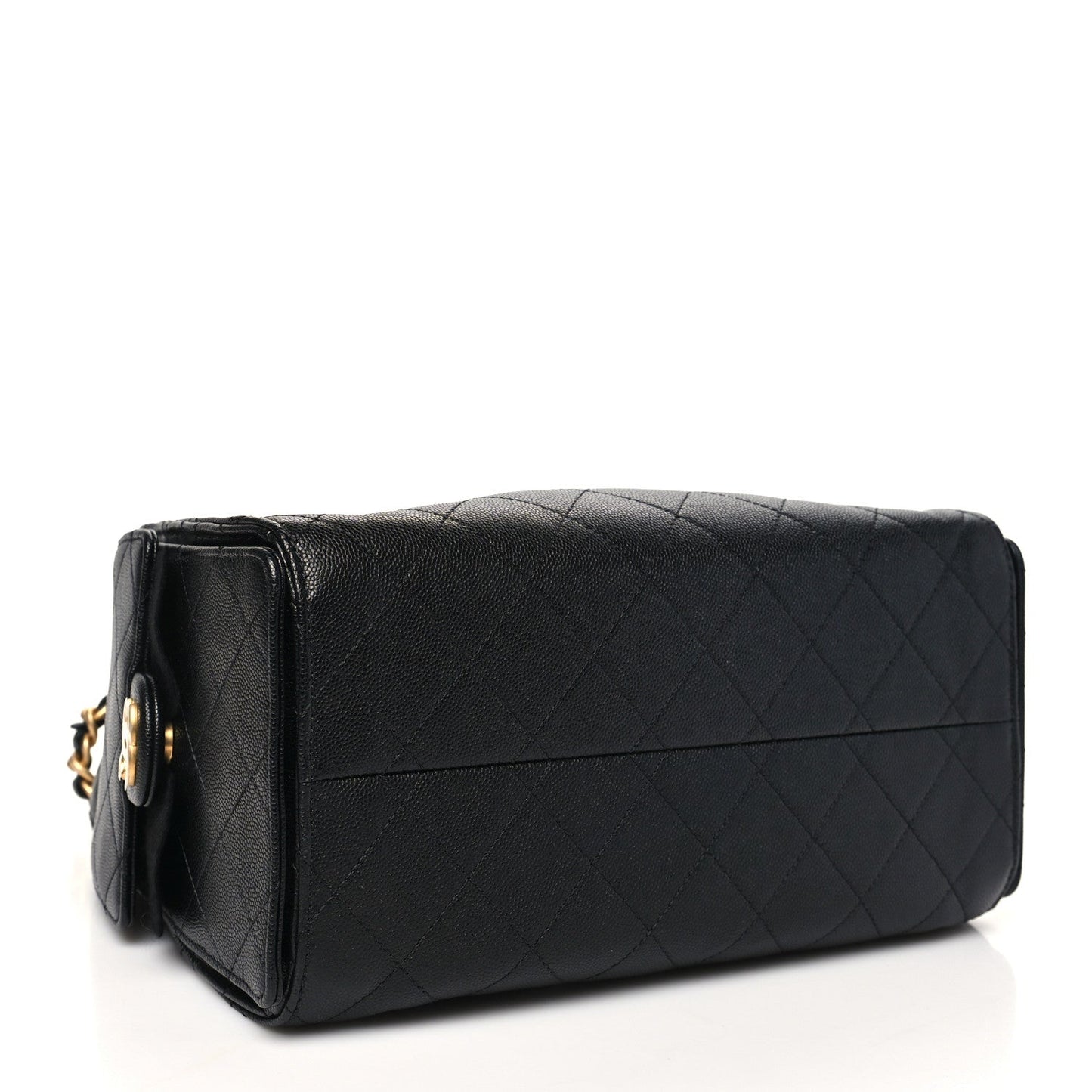 Caviar Quilted Small Chanel 25 Handbag Black