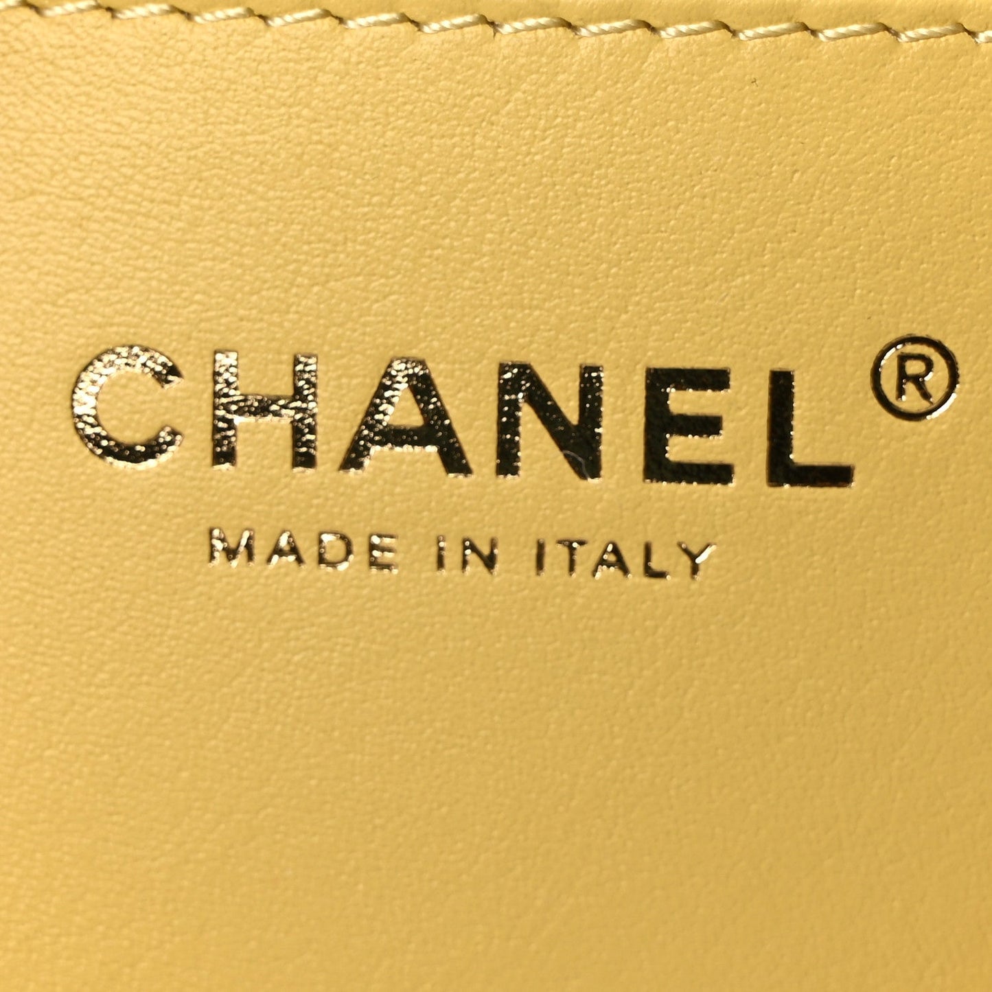 Suede Quilted Mini Chanel 25 Handbag Yellow