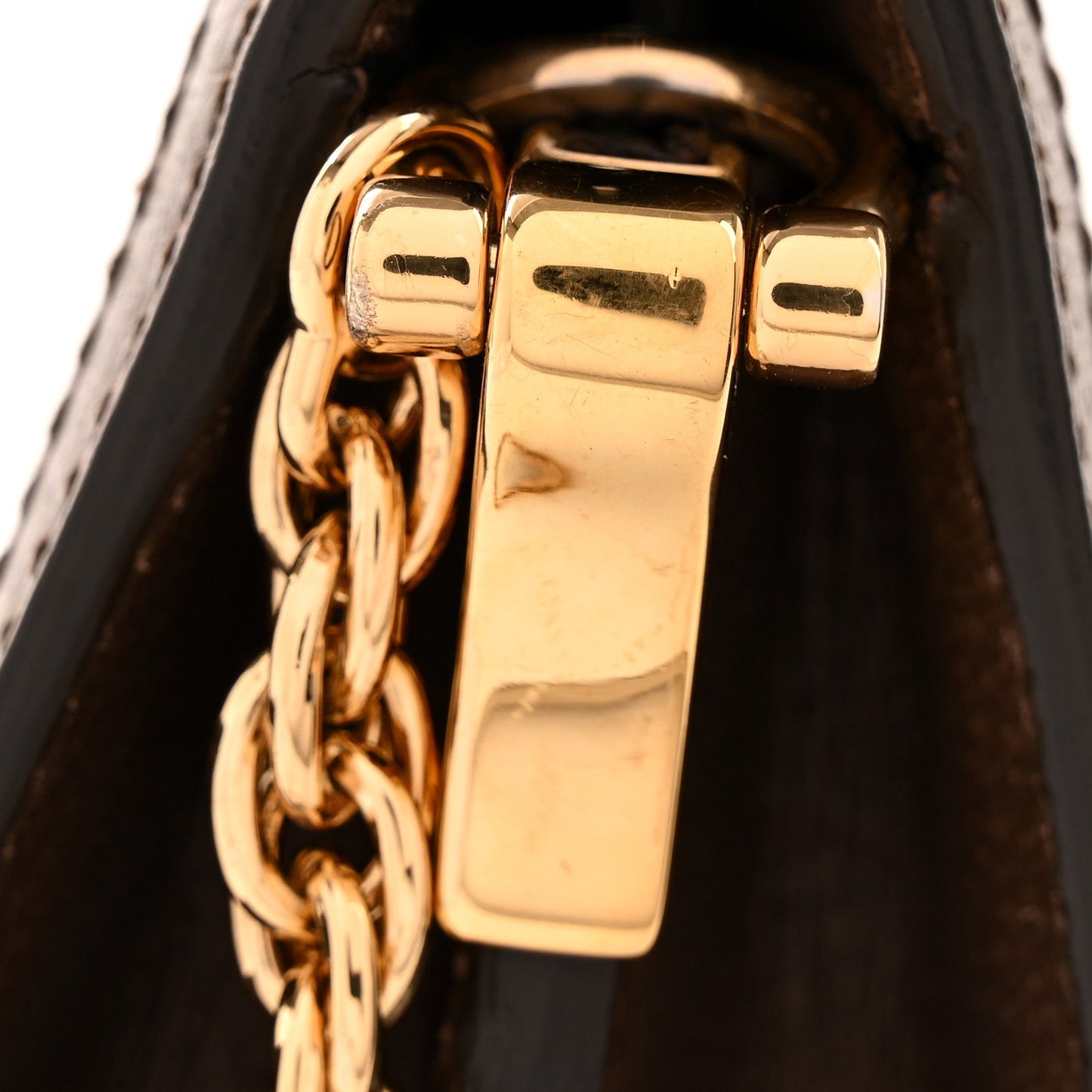 GG Supreme Monogram Web Medium Ophidia Chain Shoulder Bag Brown