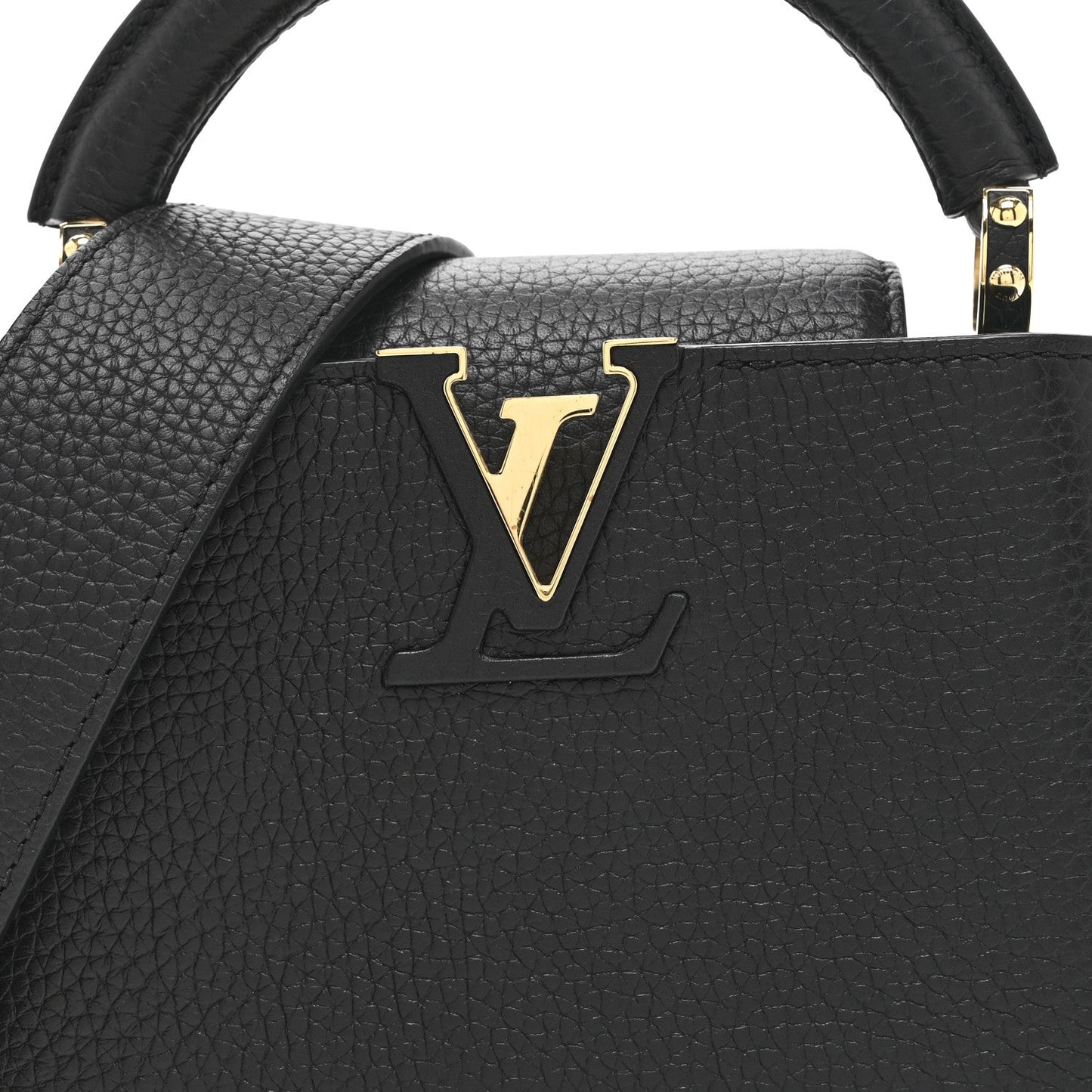 Taurillon Mini Capucines Black