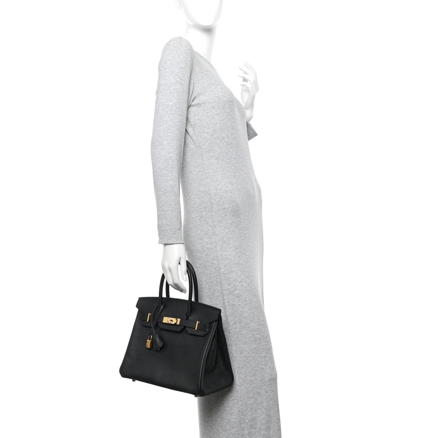 Epsom Birkin 30 Black