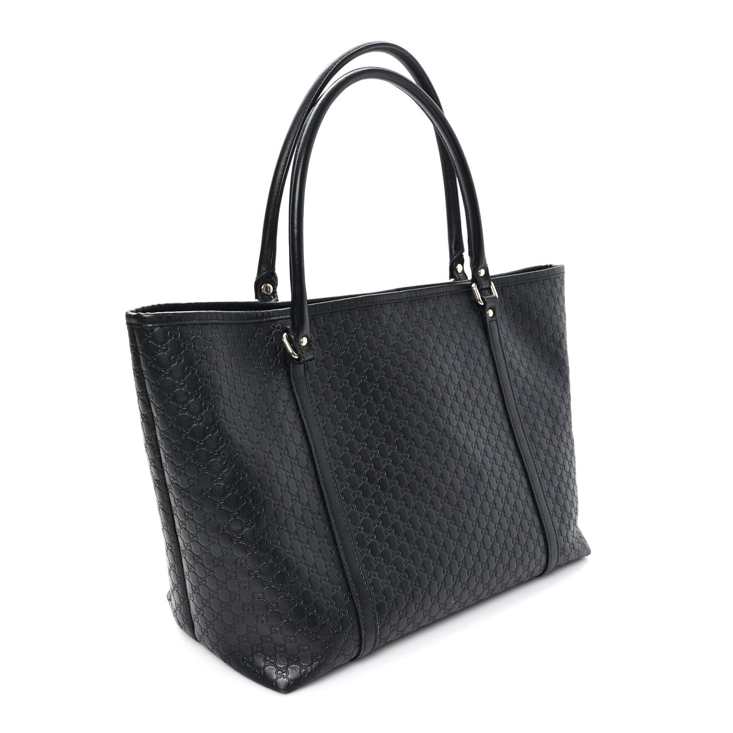 Microguccissima Medium Joy Tote Black