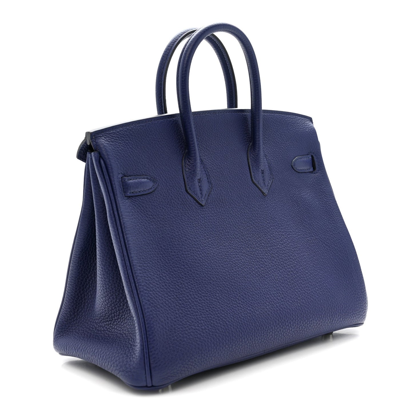 Togo Swift Officier Birkin 25 Bleu Encre Bordeaux