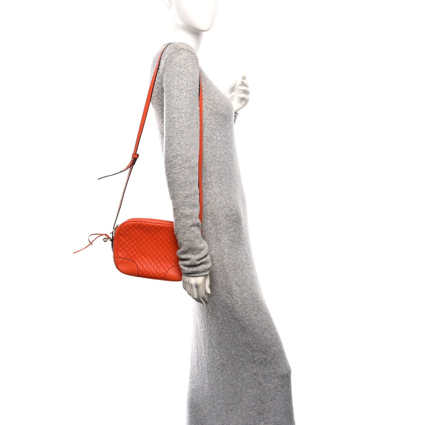 Soft Microguccissima Mini Bree Messenger Bag Sun Orange