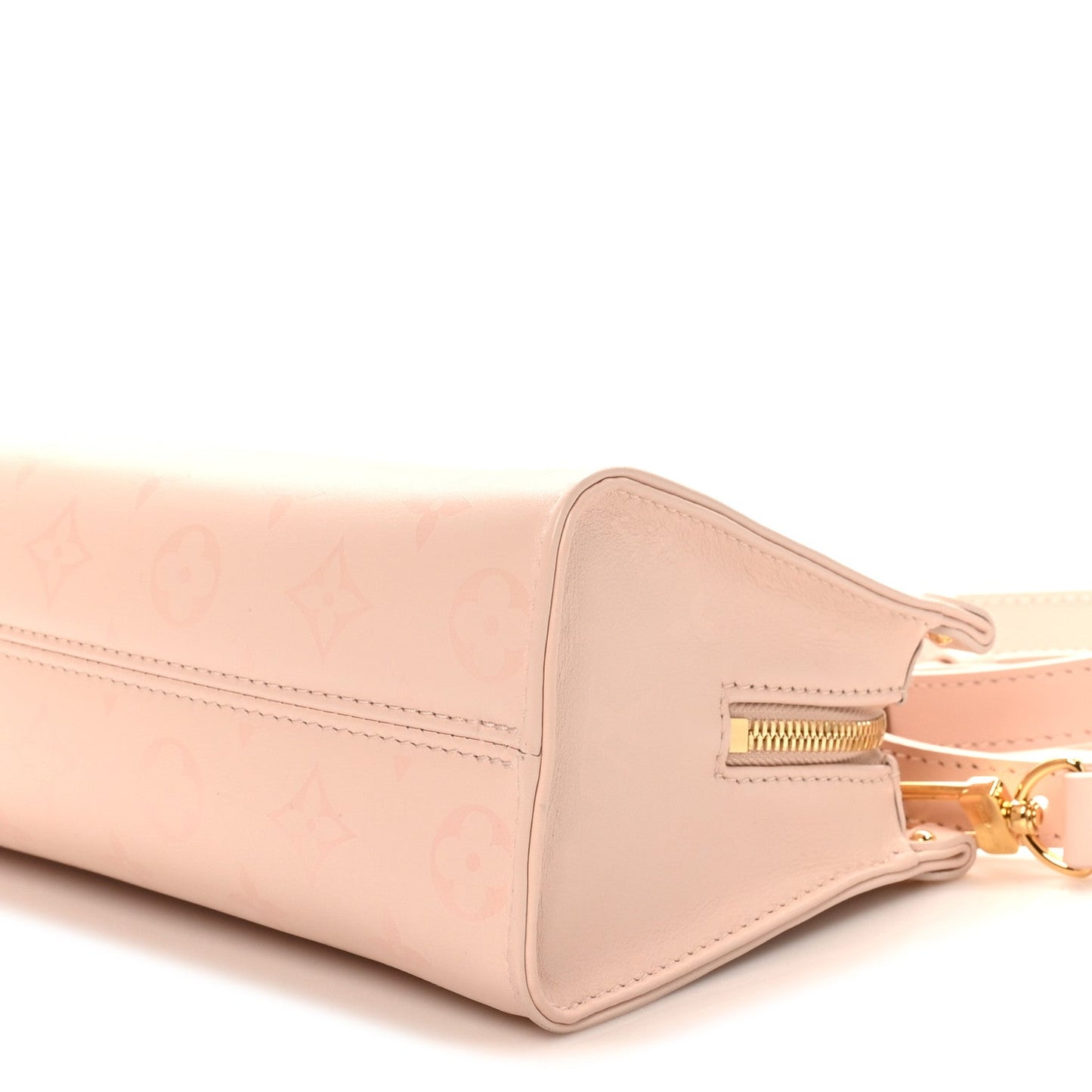 Calfskin OnTheGo East West Pearl Pink