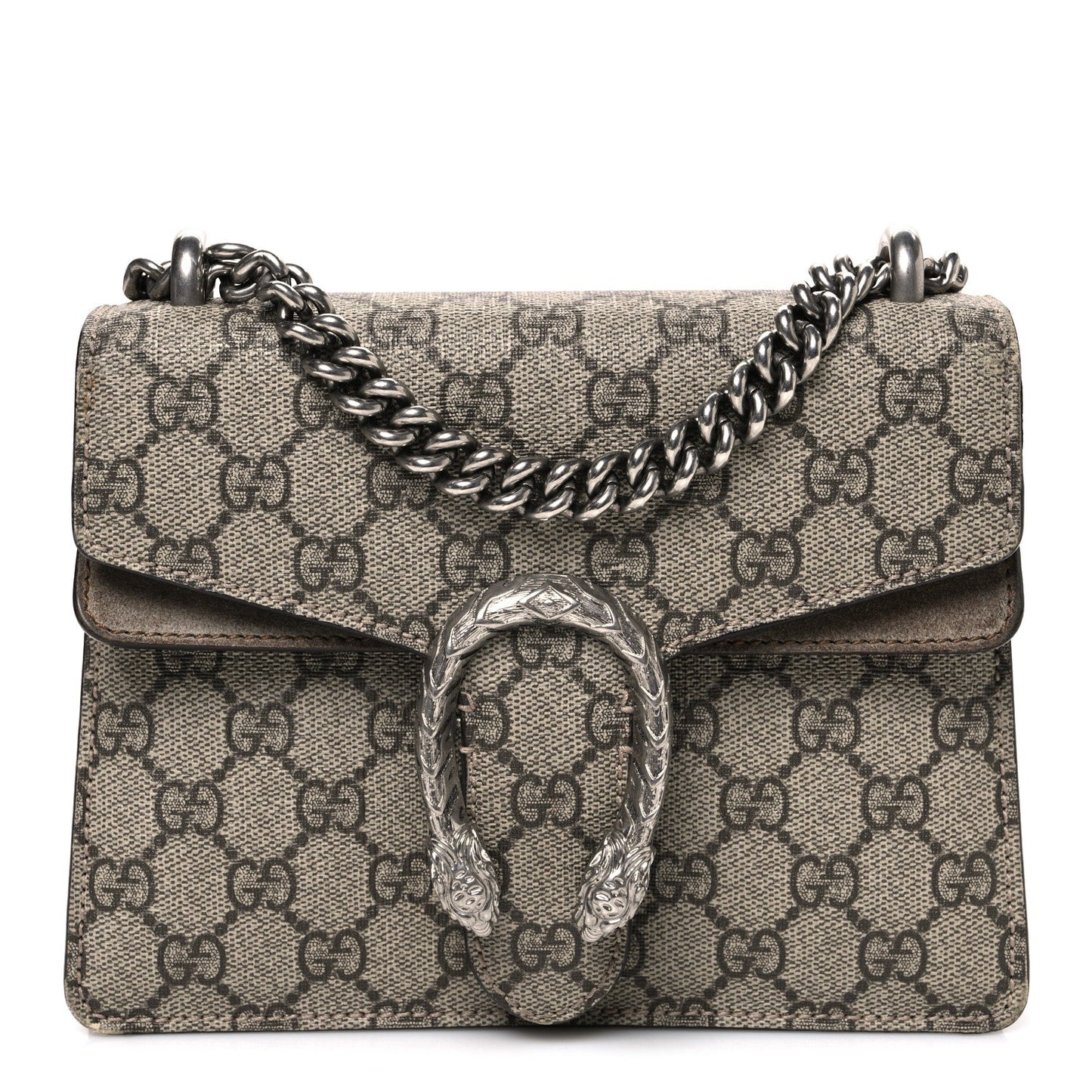 GG Supreme Monogram Mini Dionysus Shoulder Bag Taupe