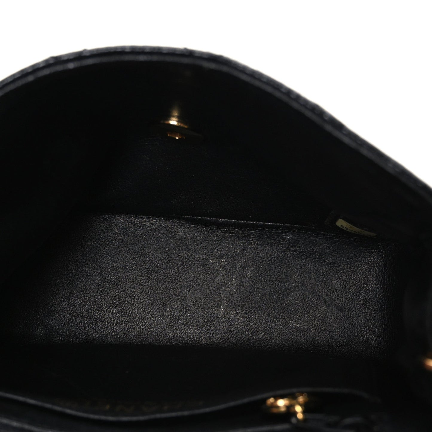 Caviar Quilted Mini Square Flap Black