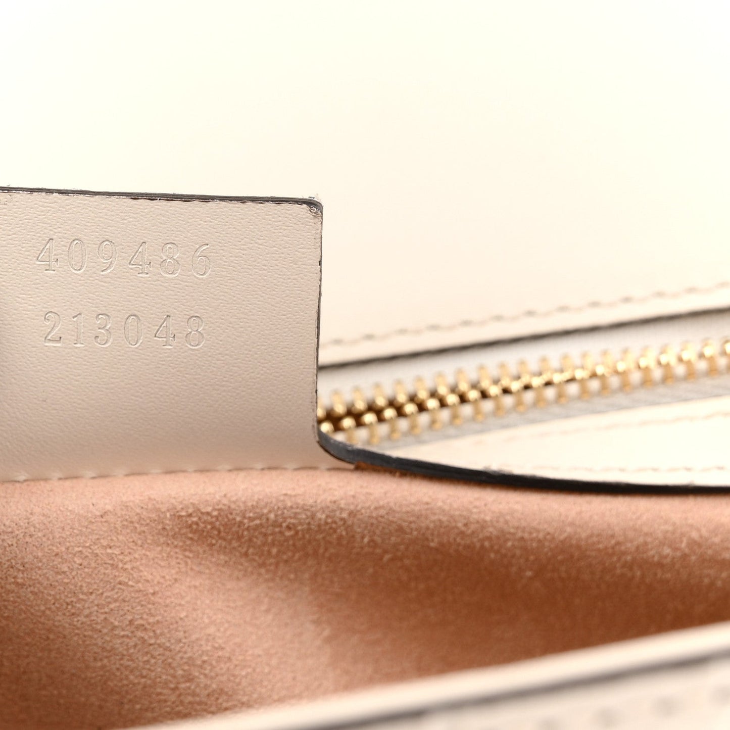 Guccissima Medium Padlock Shoulder Bag Mystic White