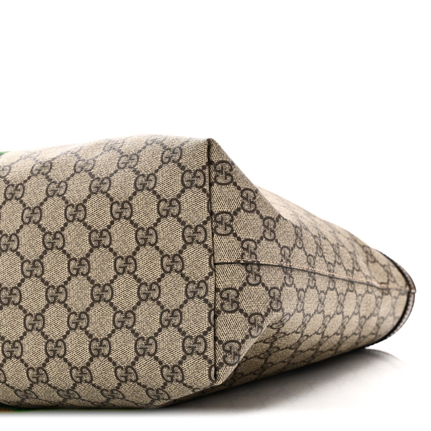 GG Supreme Monogram Medium Ophidia Shopping Tote Brown
