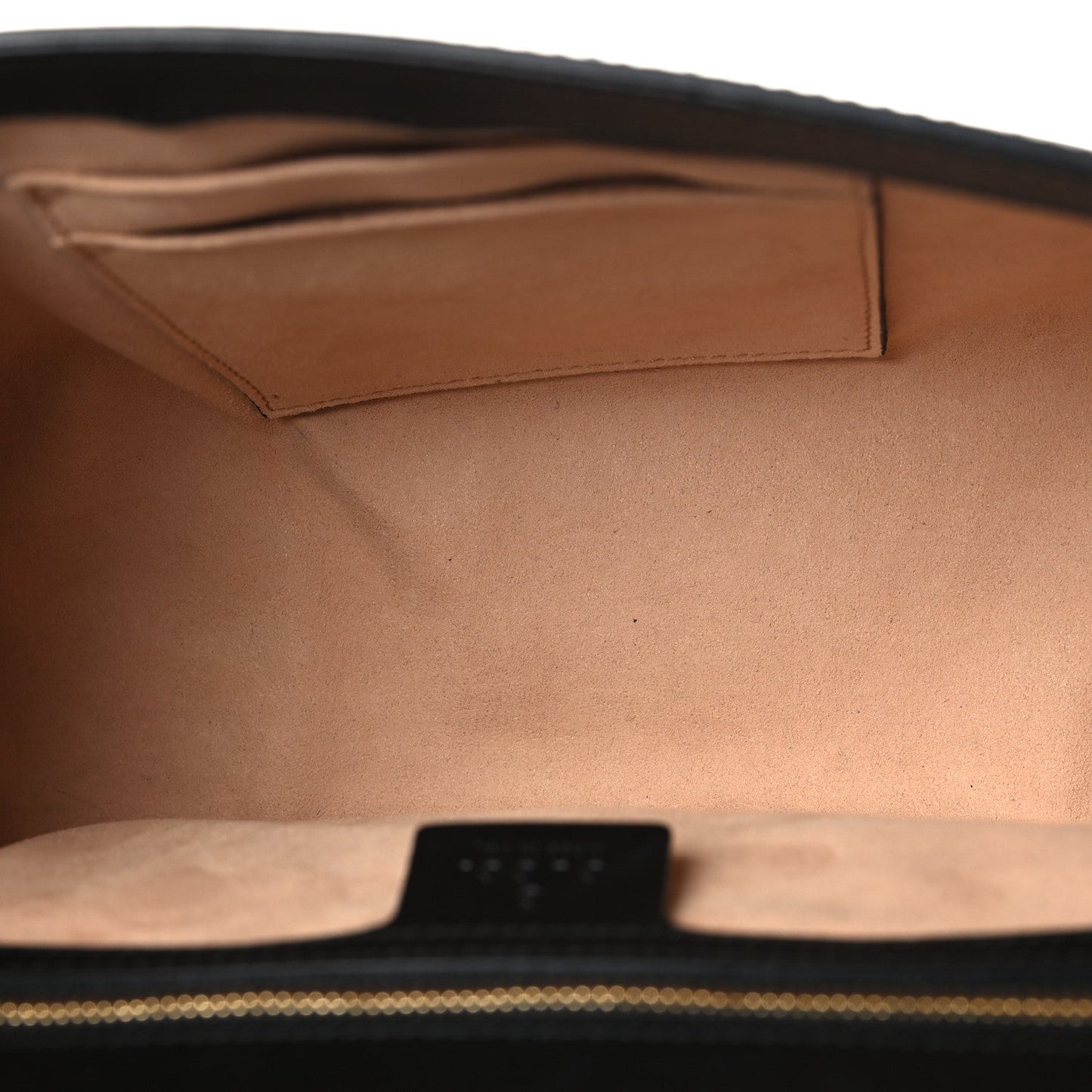 Guccissima Medium Padlock Shoulder Bag Black