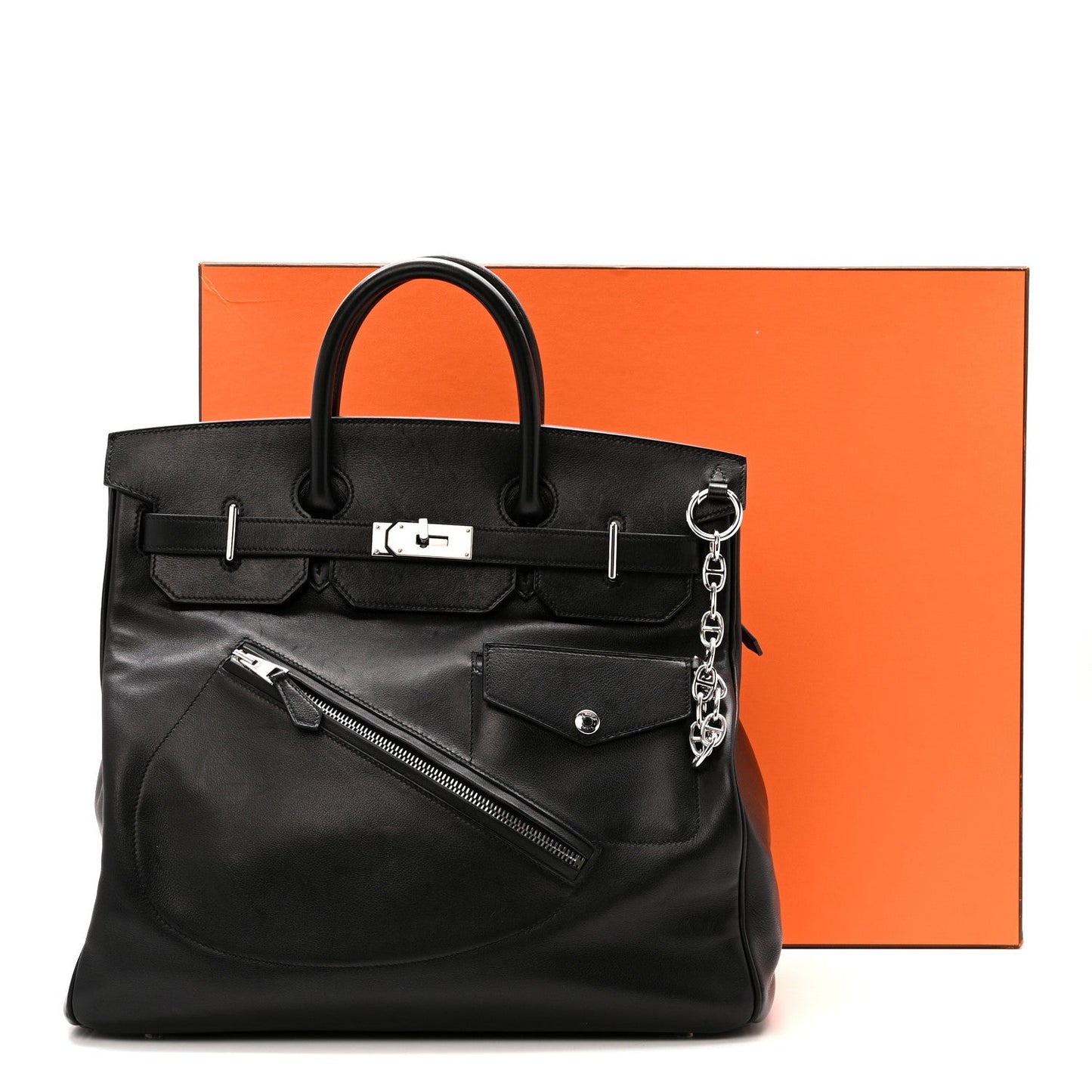 Veau Volupto Rock HAC Birkin 40 Black