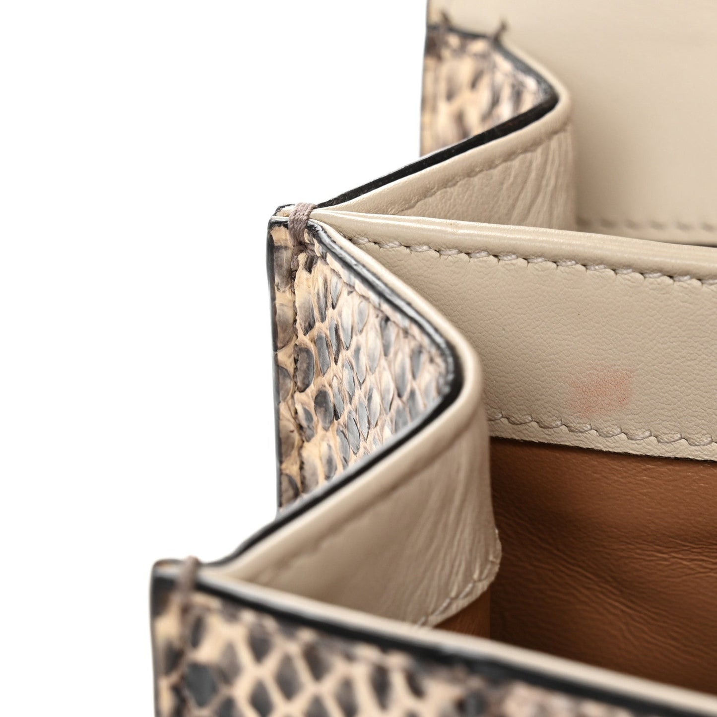 Snakeskin Bamboo Web Mini Dionysus Top Handle Bag