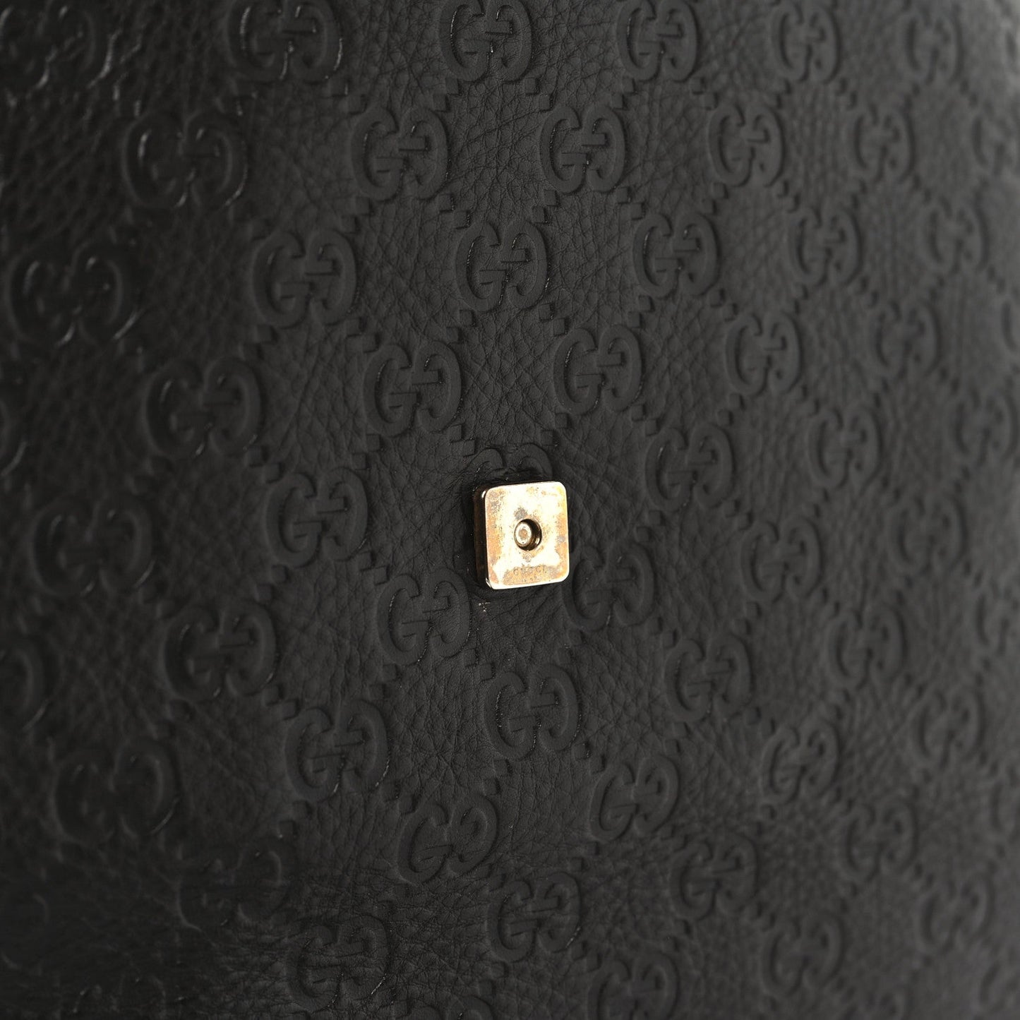 Guccissima Medium Flap Messenger Bag Chocolate