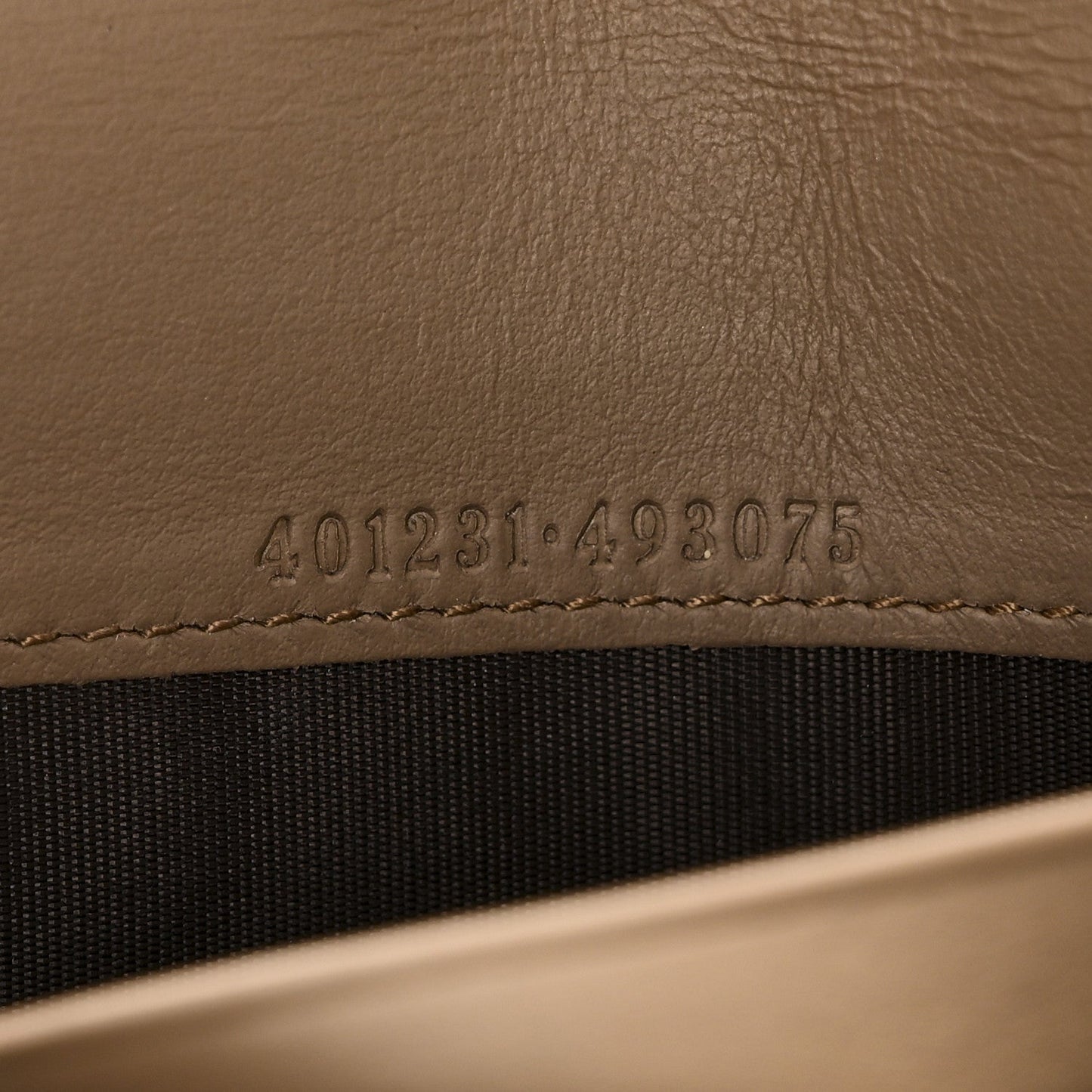 GG Supreme Monogram Mini Dionysus Chain Wallet Beige Taupe