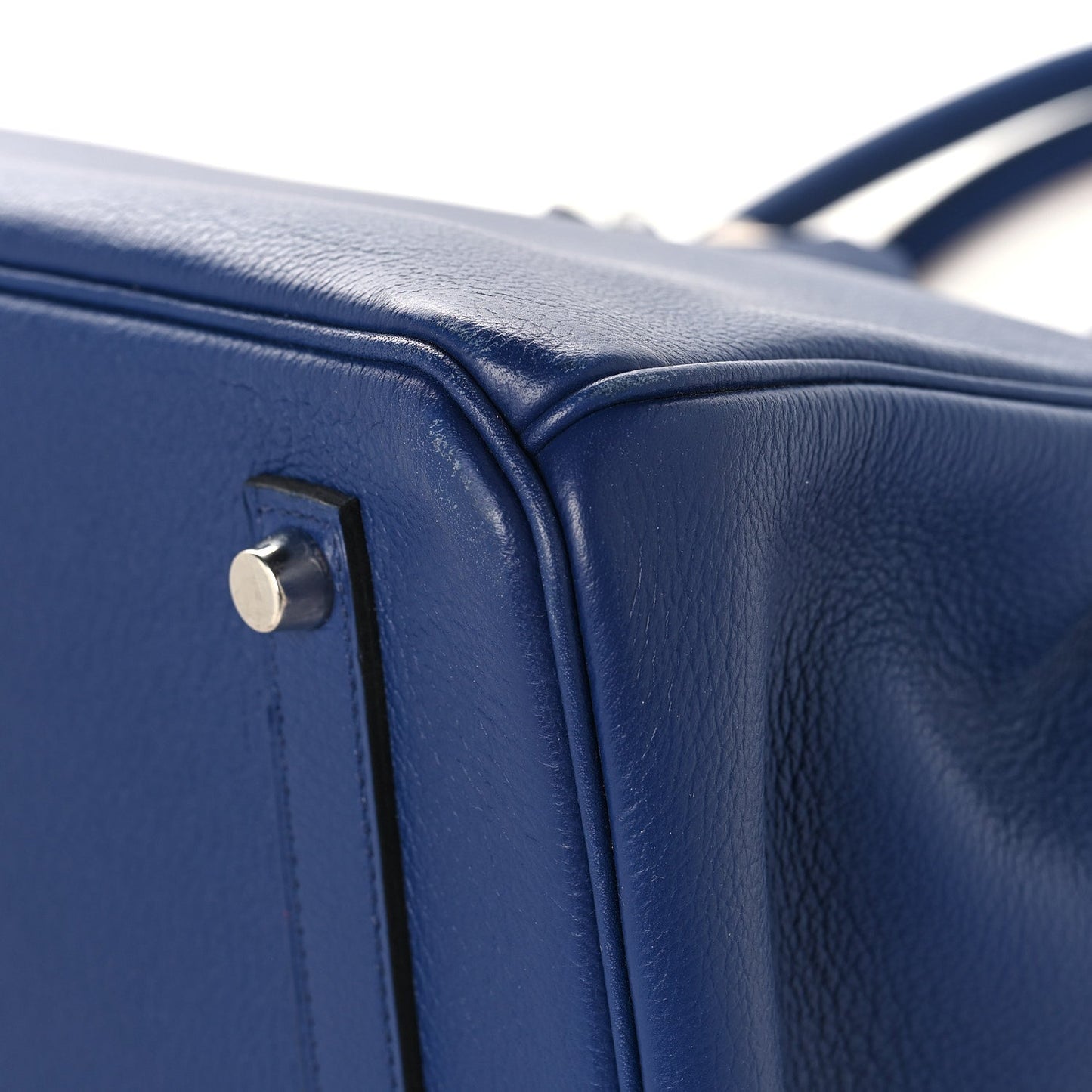 Taurillon Novillo Sea Surf and Fun Birkin 35 Bleu Saphir