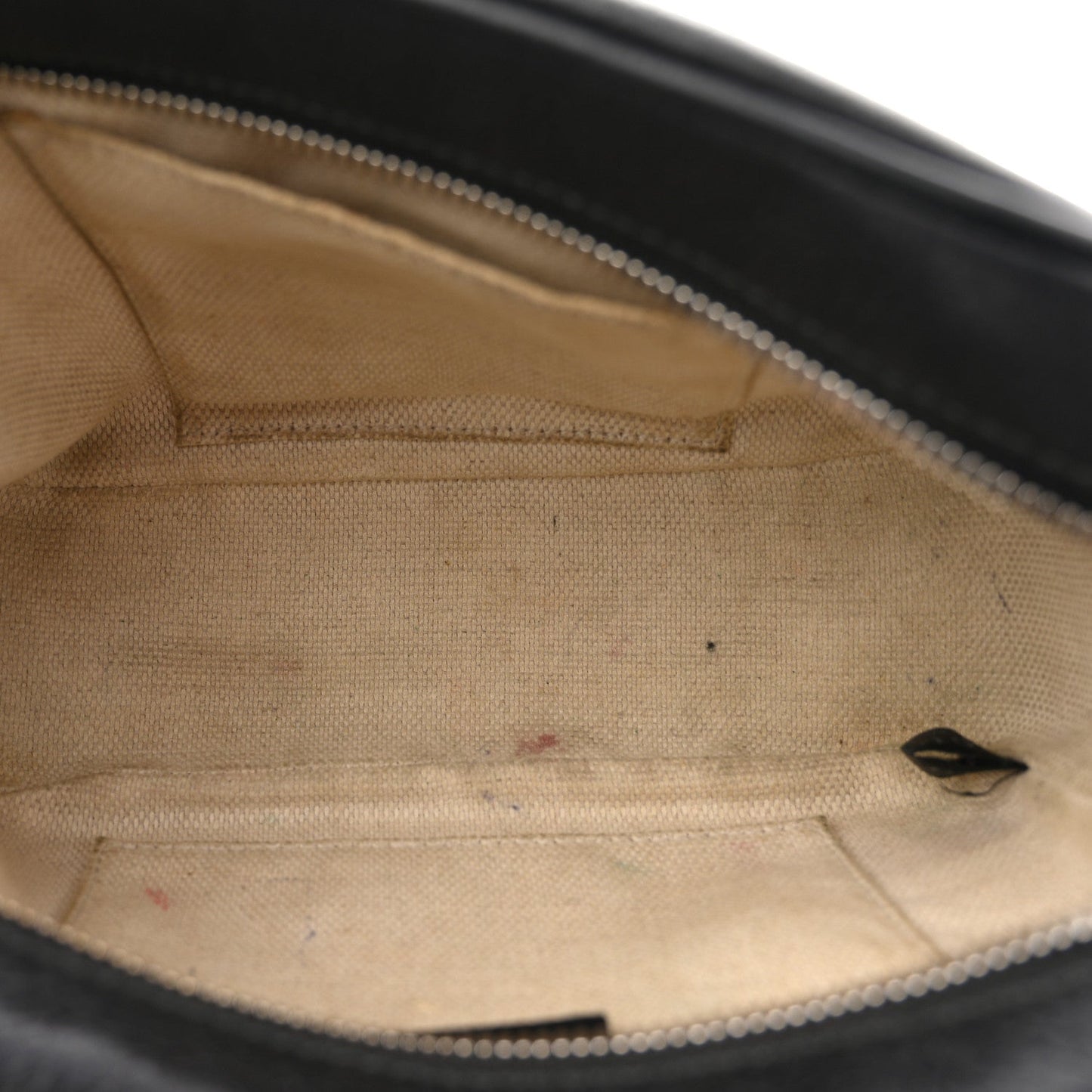 Pebbled Calfskin Small Soho Disco Bag Black