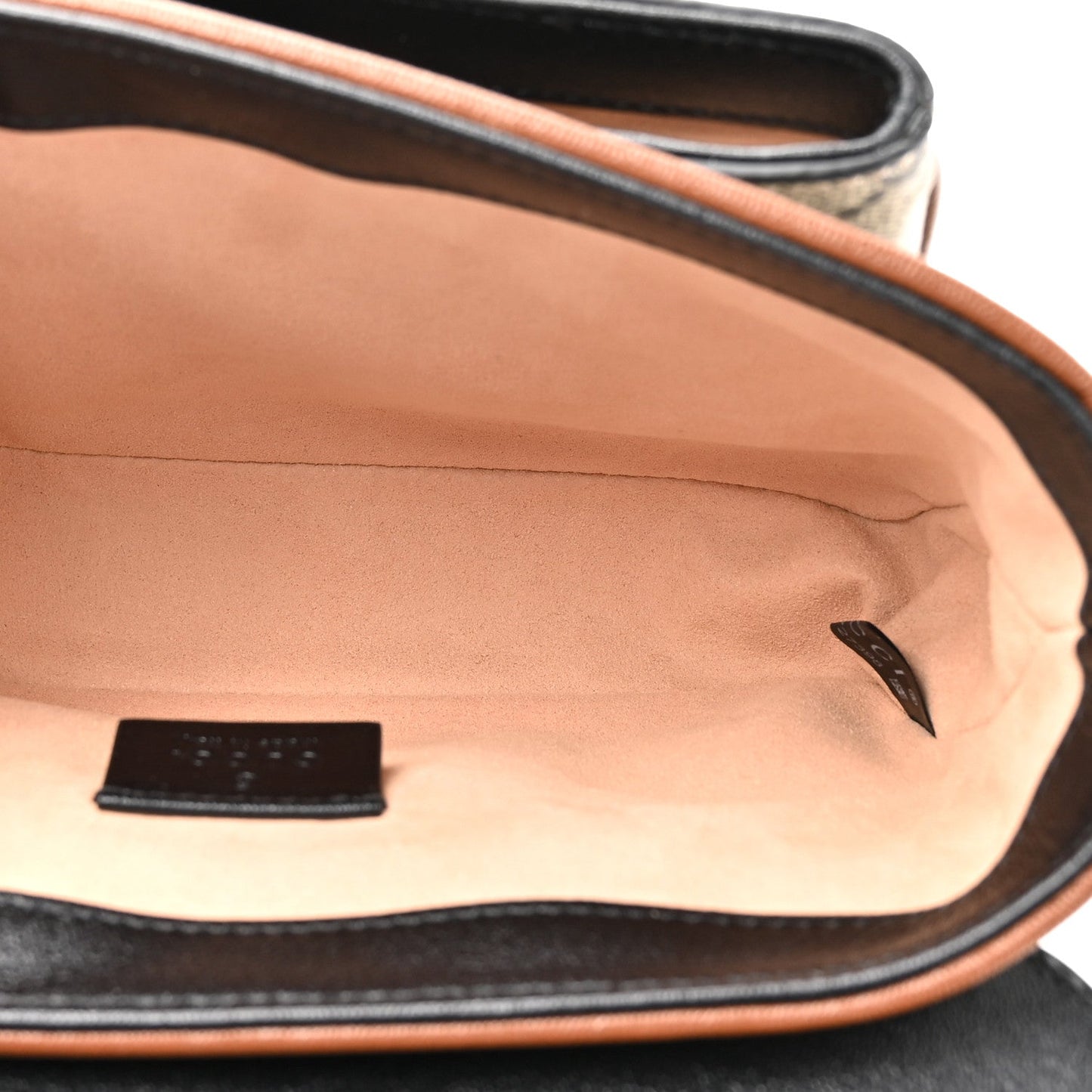 GG Supreme Monogram New Sakai Lux Calfskin Mini Padlock Flap Pocket Shoulder Bag Beige Ebony Black Cuir