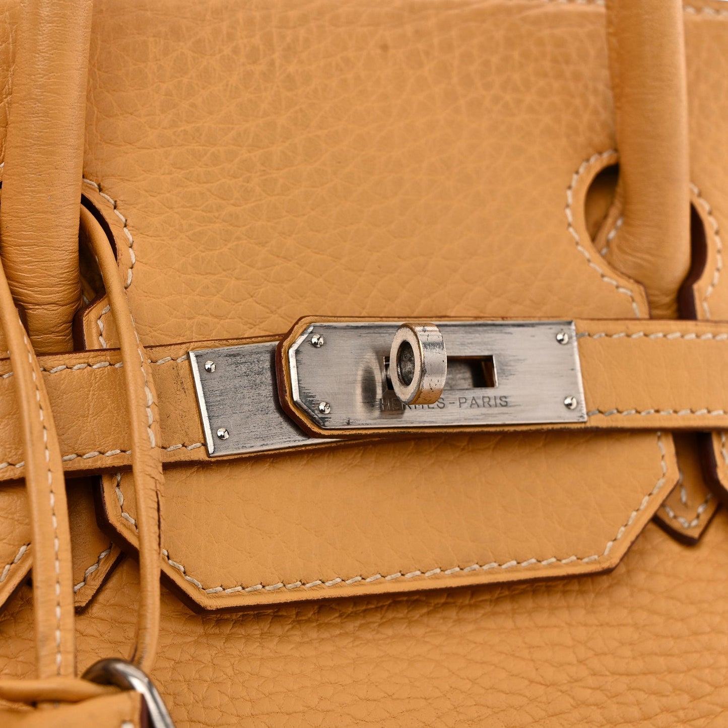 Taurillon Clemence HAC Birkin 32 Natural Sable