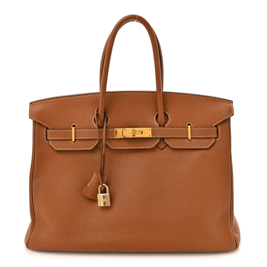 Togo Birkin 35 Gold