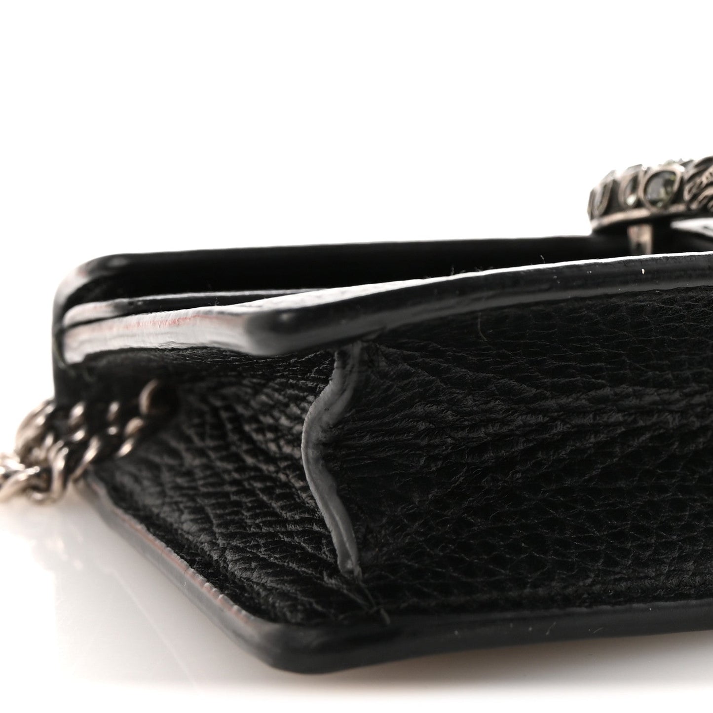 Calfskin Super Mini Dionysus Shoulder Bag Black
